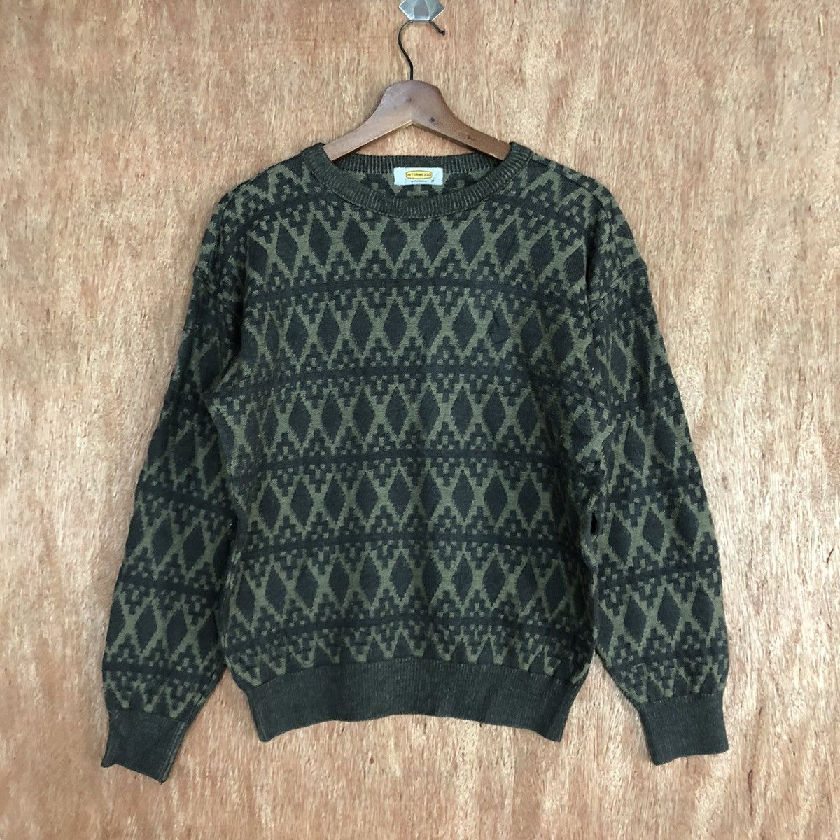 Japanese Brand DLL Intermezzo Grey Knitwear art japan vintage #c669 Size US M / EU 48-50 / 2 - 3 Thumbnail