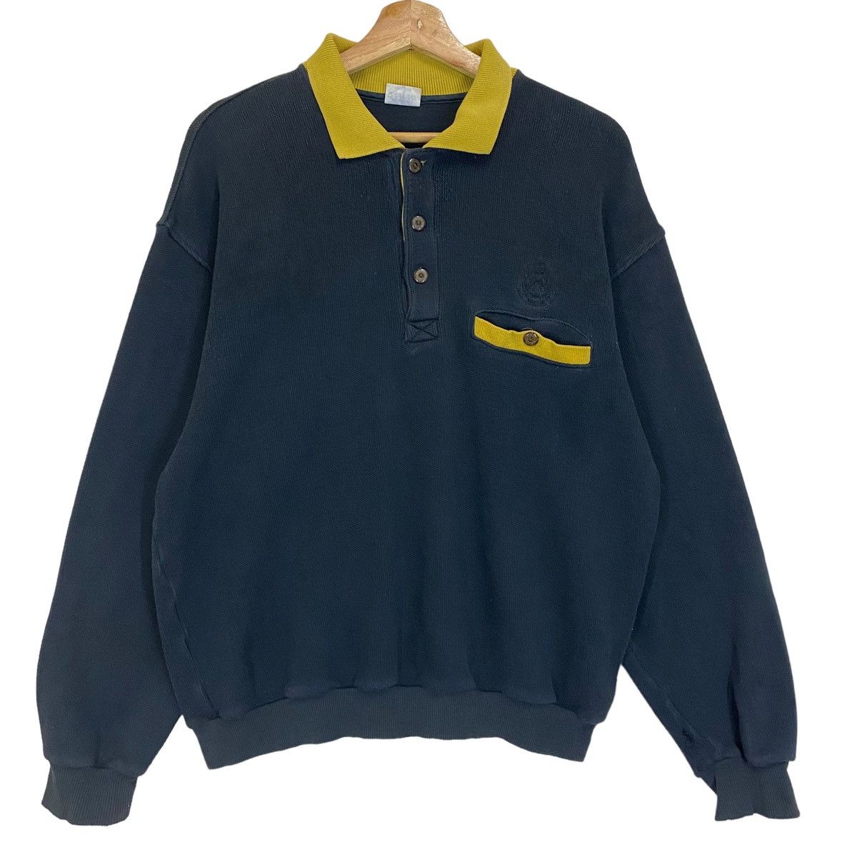 Asics × Vintage Vintage 90s Prolook by Asics Sweatshirt Size M Size US M / EU 48-50 / 2 - 1 Thumbnail