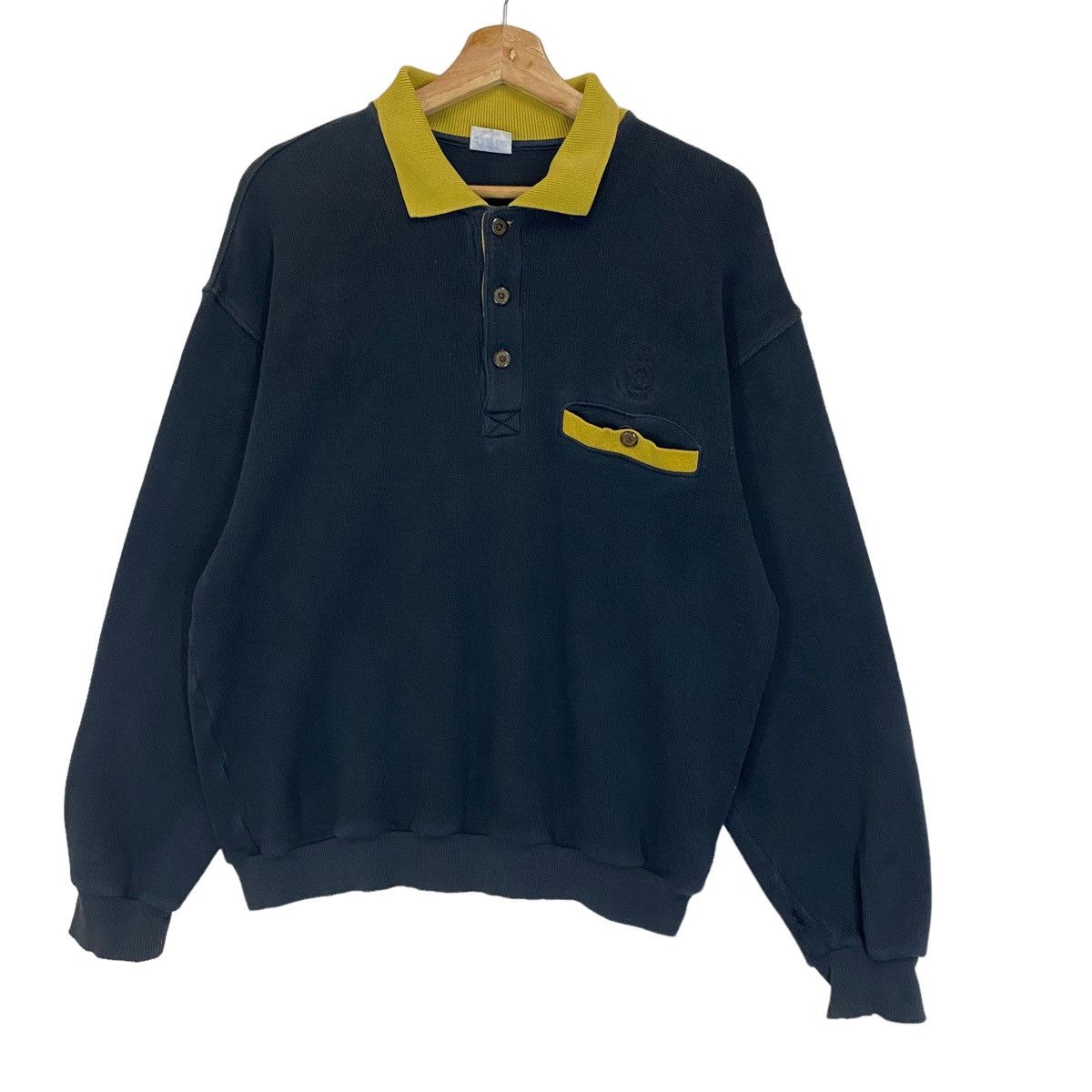 Asics × Vintage Vintage 90s Prolook by Asics Sweatshirt Size M Size US M / EU 48-50 / 2 - 3 Thumbnail