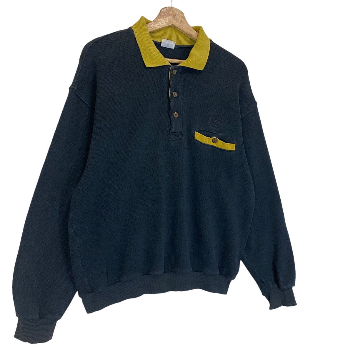 Asics × Vintage Vintage 90s Prolook by Asics Sweatshirt Size M Size US M / EU 48-50 / 2 - 2 Thumbnail
