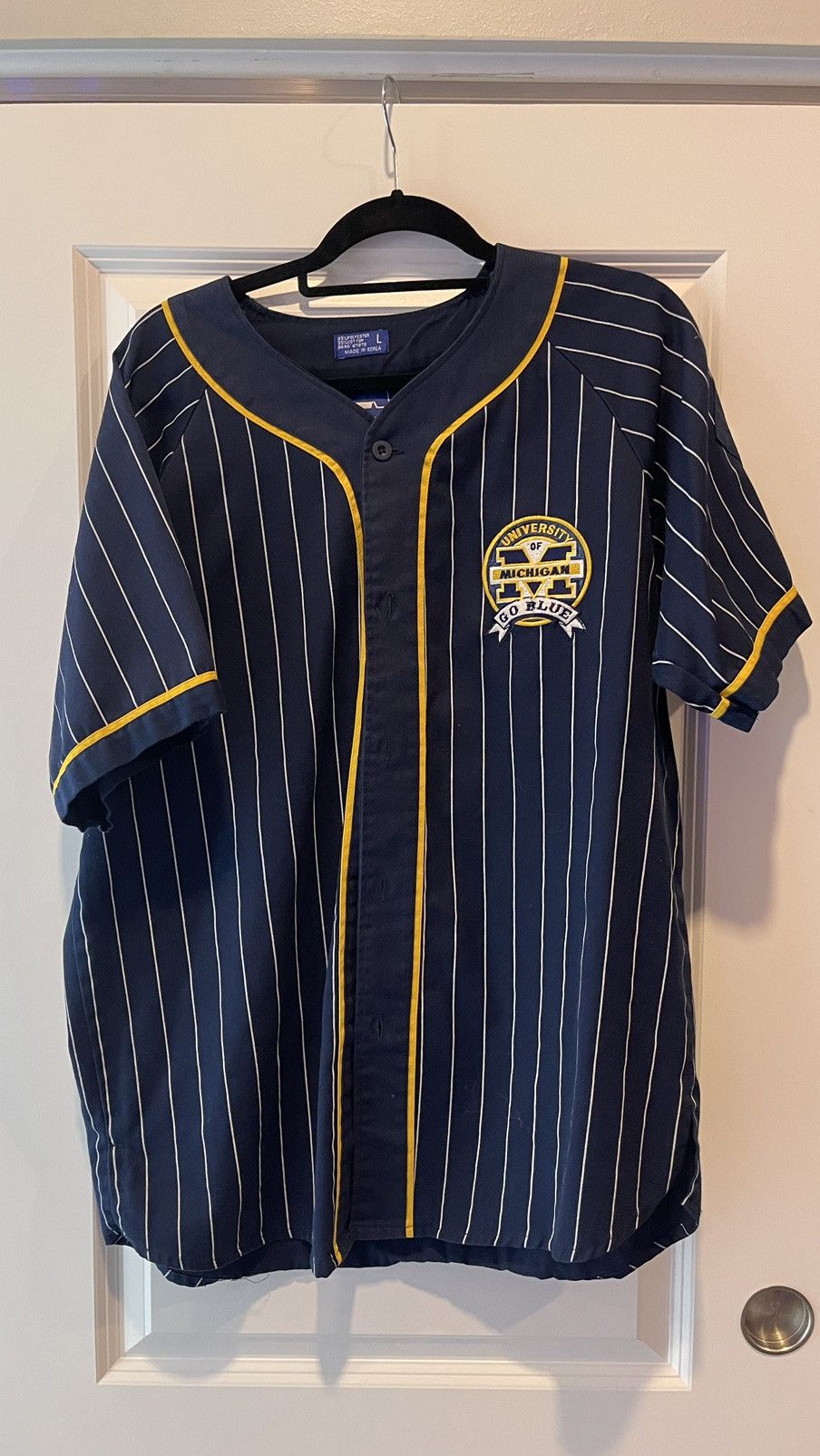 University of Michigan Vintage Baseball Jersey