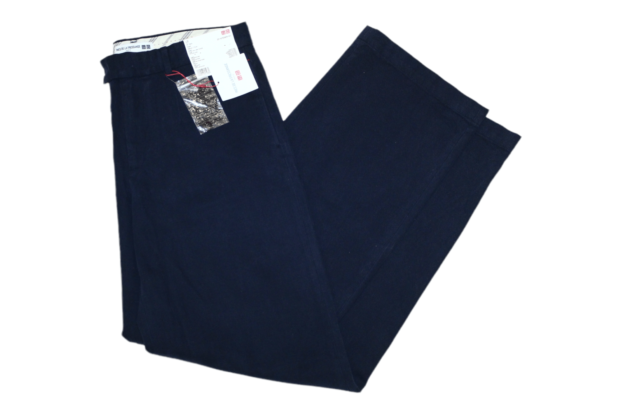 Japanese Brand Ines De La Fressange Paris x UniQlo Twill Wide Leg Pants Size 28" / US 6 / IT 42 - 1 Thumbnail