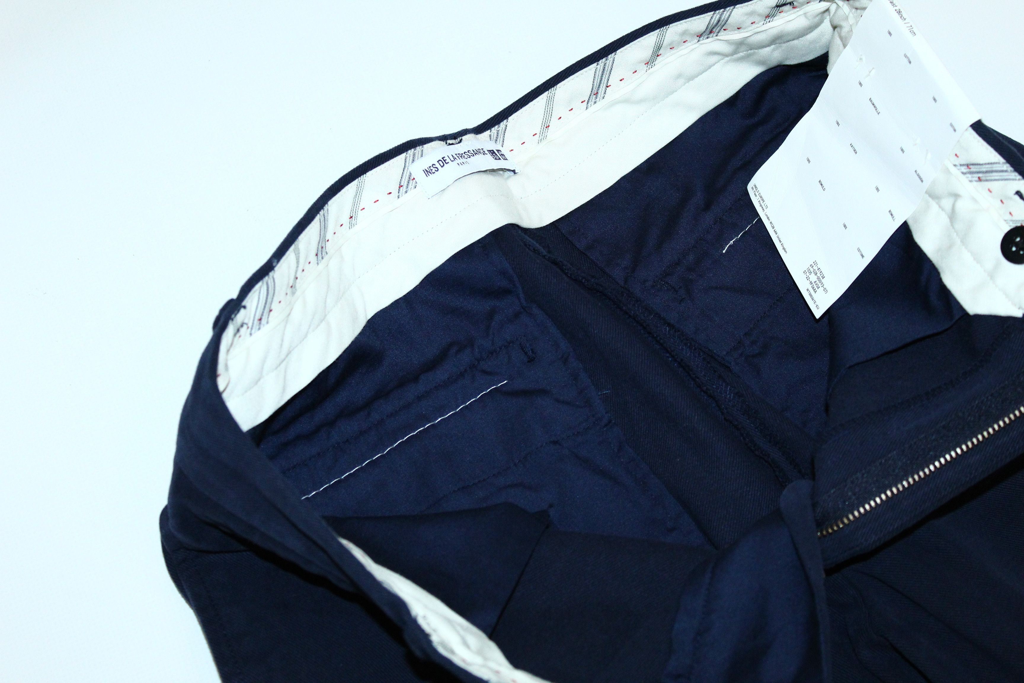 Japanese Brand Ines De La Fressange Paris x UniQlo Twill Wide Leg Pants Size 28" / US 6 / IT 42 - 6 Thumbnail