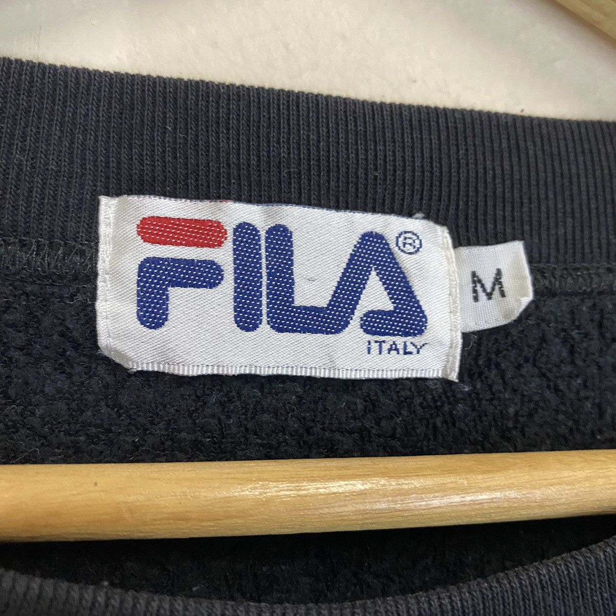 Fila × Vintage Vintage 90s Fila Big Logo Crewneck Sweatshirt Size M Size US M / EU 48-50 / 2 - 8 Thumbnail