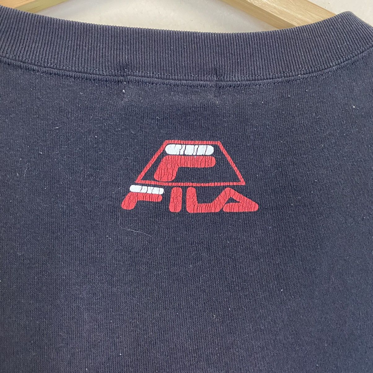 Fila × Vintage Vintage 90s Fila Big Logo Crewneck Sweatshirt Size M Size US M / EU 48-50 / 2 - 7 Thumbnail