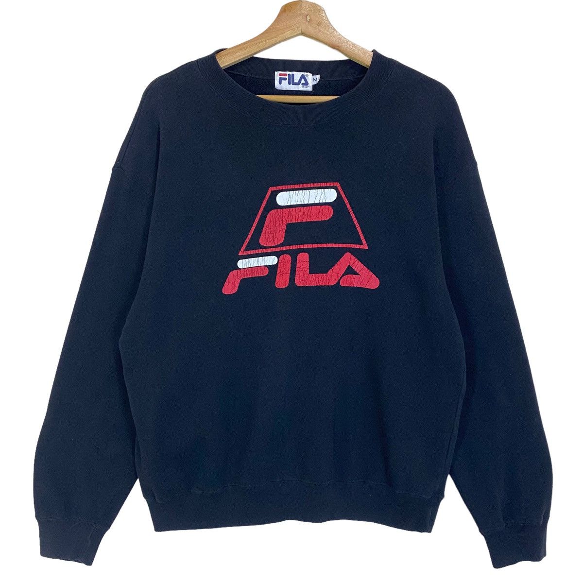 Fila × Vintage Vintage 90s Fila Big Logo Crewneck Sweatshirt Size M Size US M / EU 48-50 / 2 - 1 Thumbnail