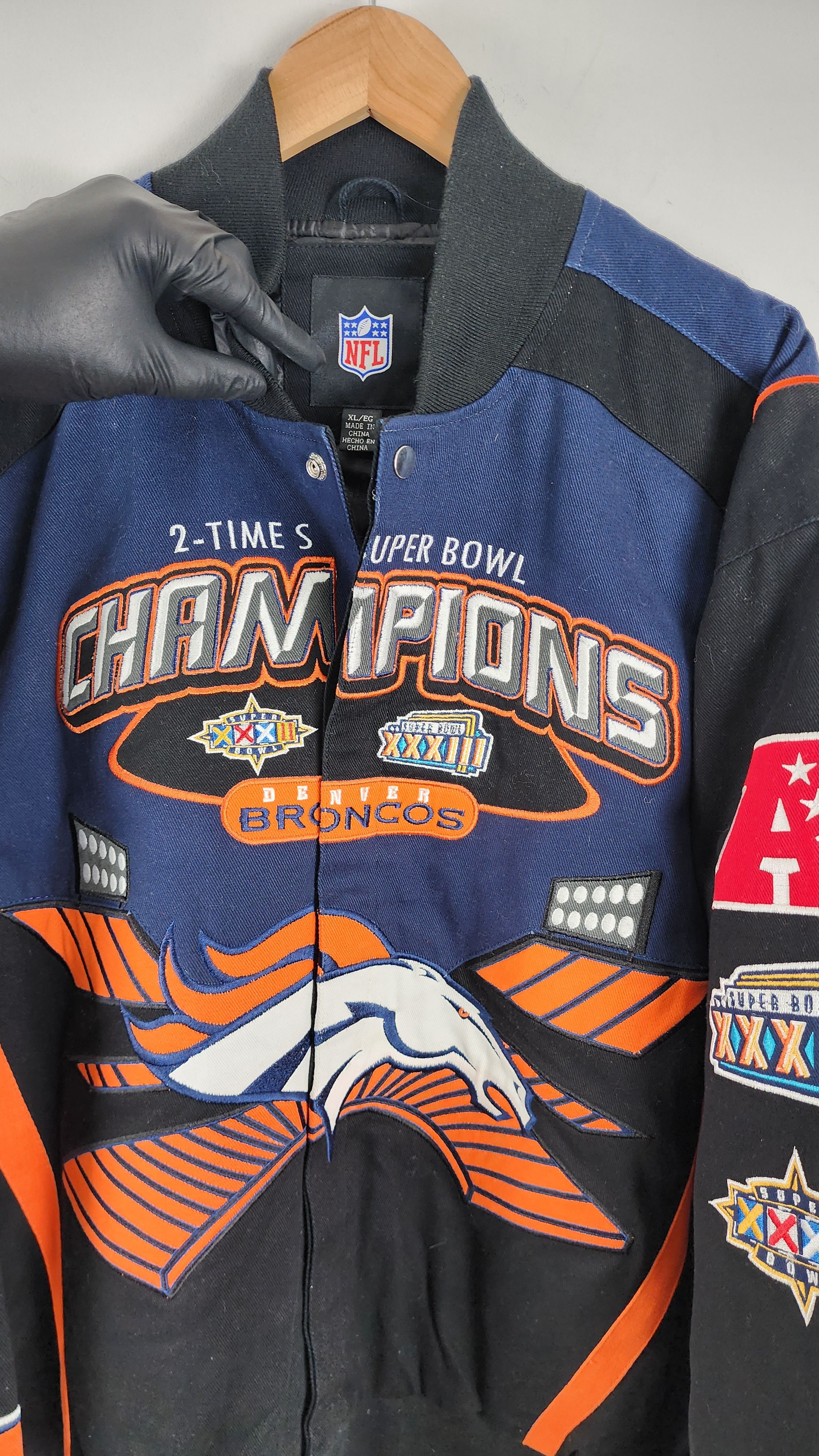 NFL 2x Super Bowl Champions Denver Broncos Jacket Size US XL / EU 56 / 4 - 13 Thumbnail