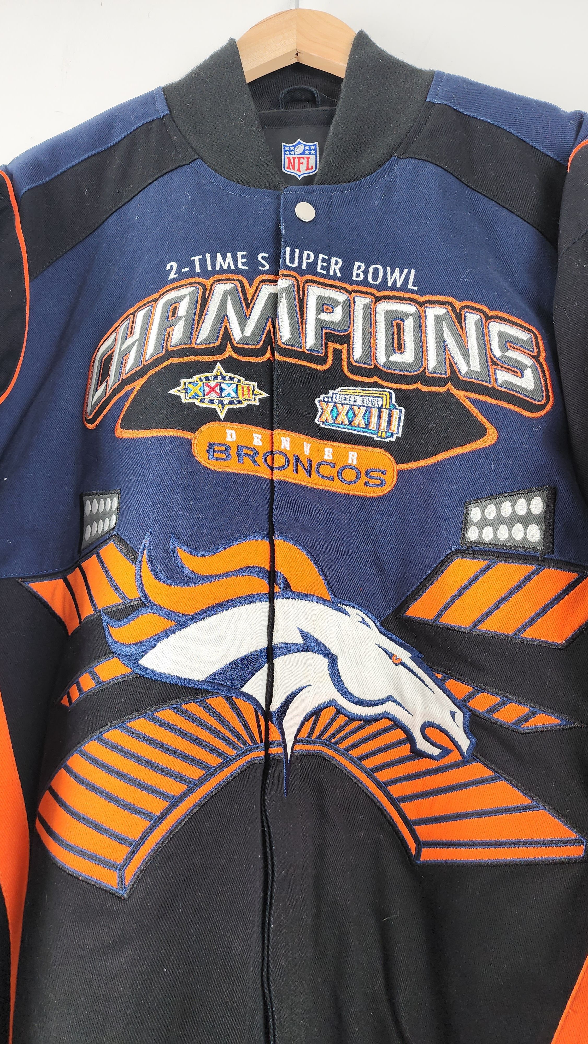 NFL 2x Super Bowl Champions Denver Broncos Jacket Size US XL / EU 56 / 4 - 9 Thumbnail