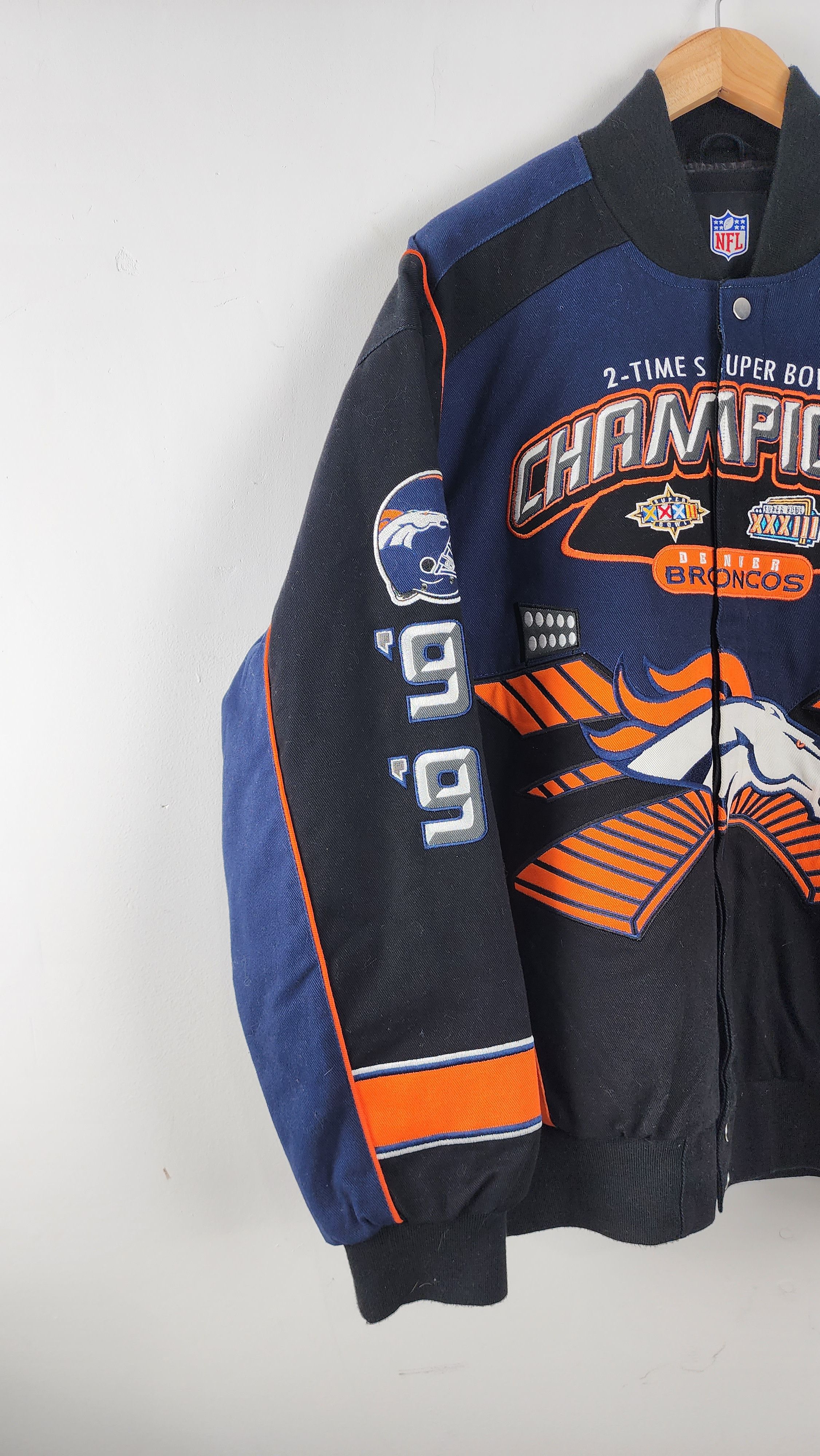 NFL 2x Super Bowl Champions Denver Broncos Jacket Size US XL / EU 56 / 4 - 7 Thumbnail