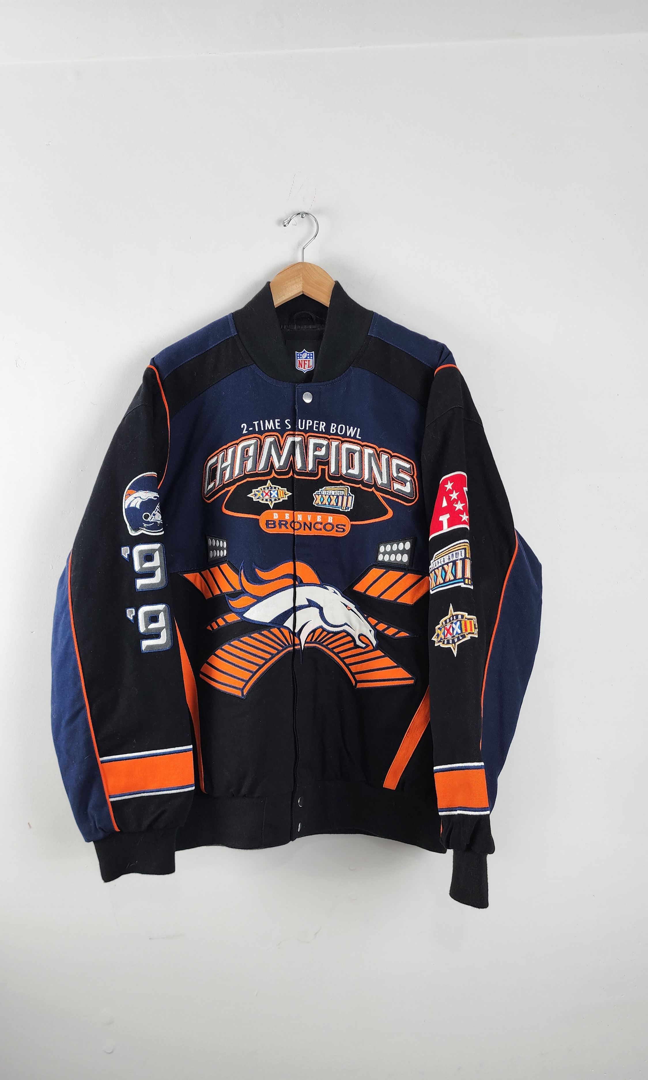 NFL 2x Super Bowl Champions Denver Broncos Jacket Size US XL / EU 56 / 4 - 4 Thumbnail