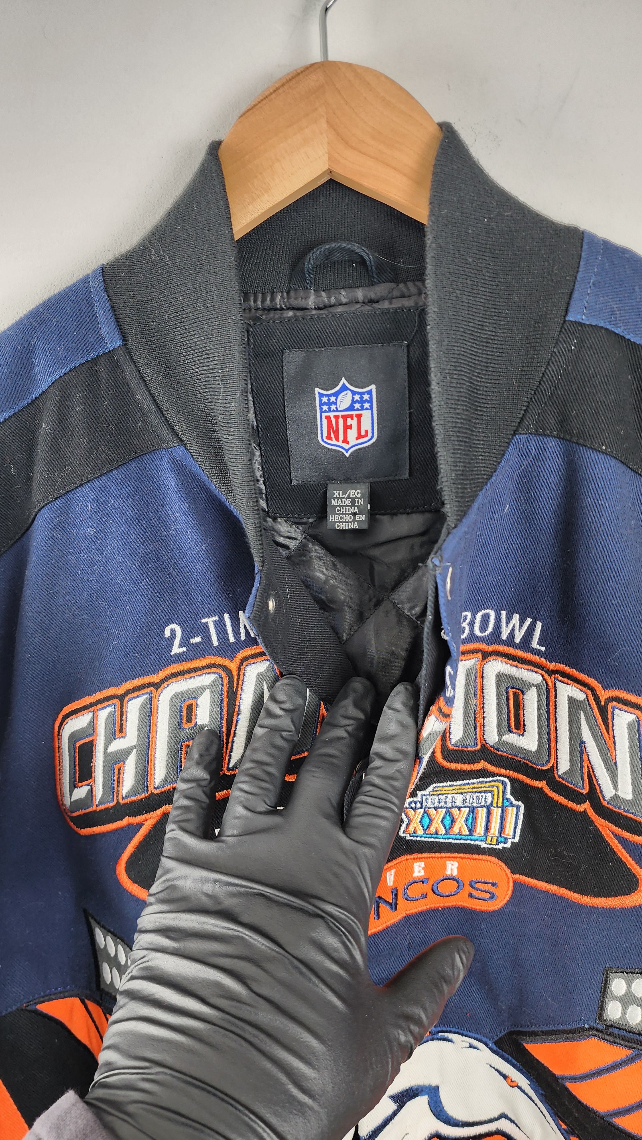 NFL 2x Super Bowl Champions Denver Broncos Jacket Size US XL / EU 56 / 4 - 10 Thumbnail