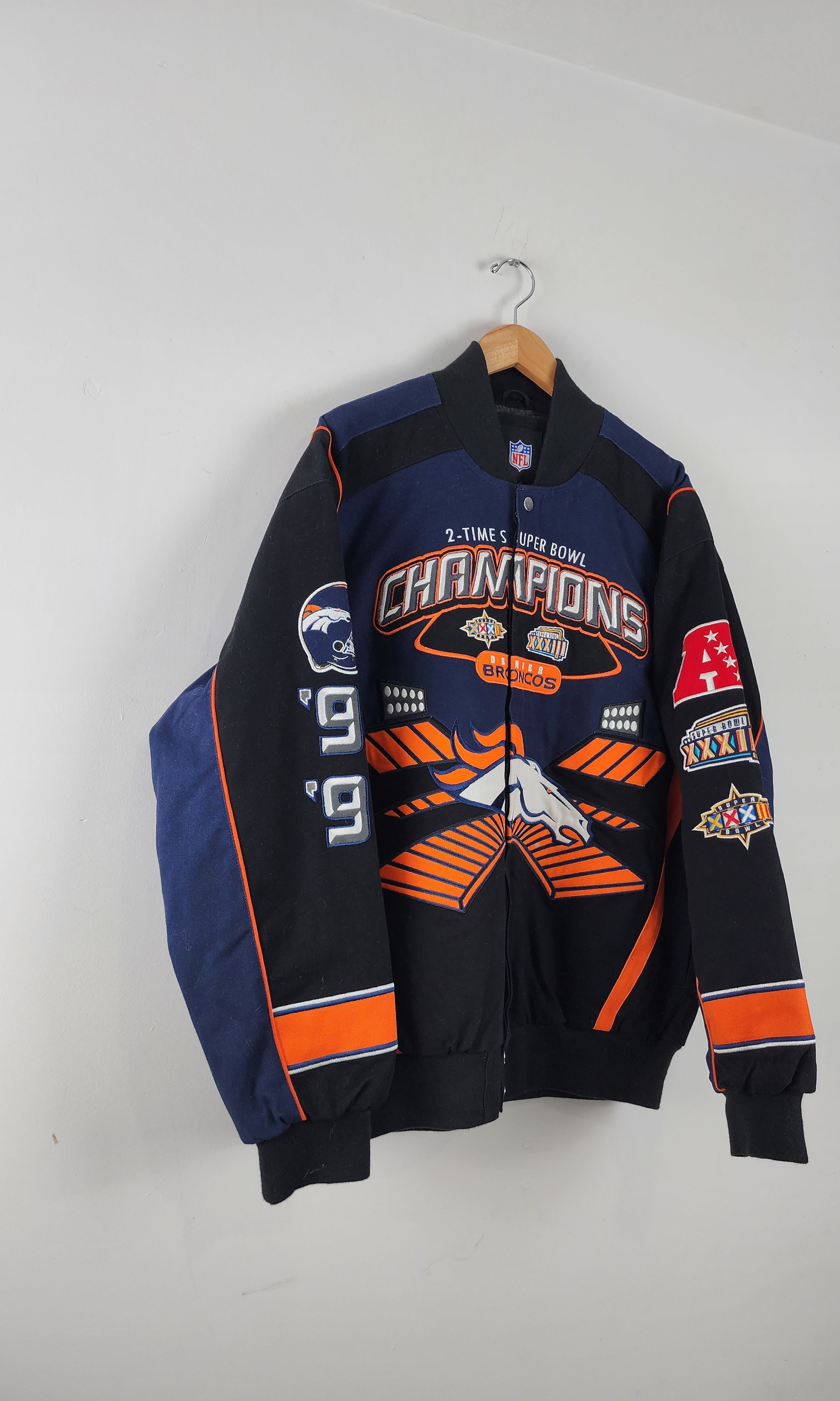 NFL 2x Super Bowl Champions Denver Broncos Jacket Size US XL / EU 56 / 4 - 5 Thumbnail