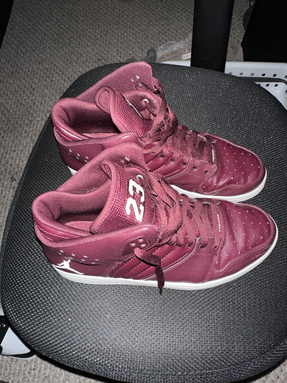 Jordan 1 flight 4 maroon best sale