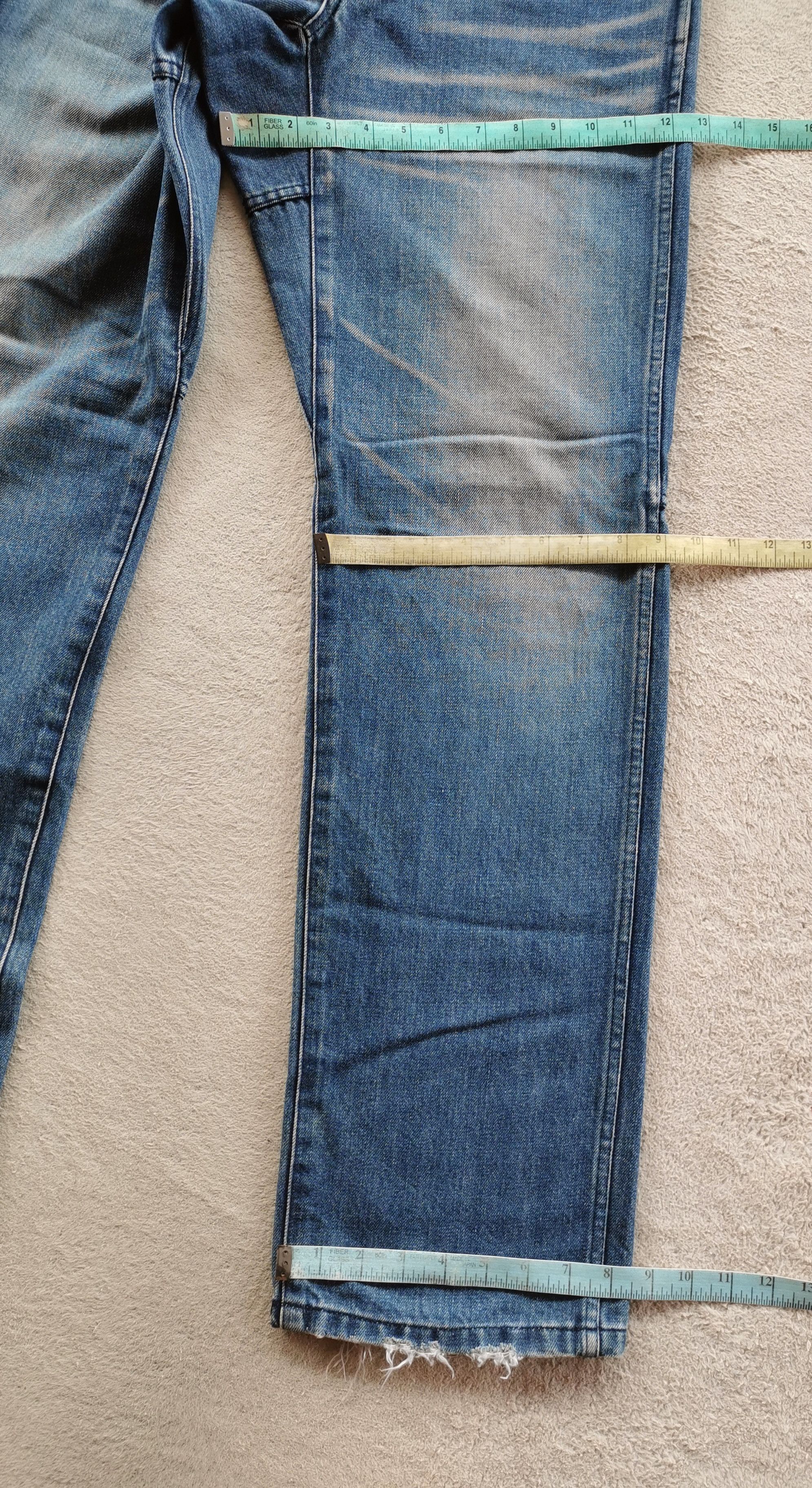 DuPont Hosu Japan Coolmax Faded Jeans Size US 31 - 8 Thumbnail