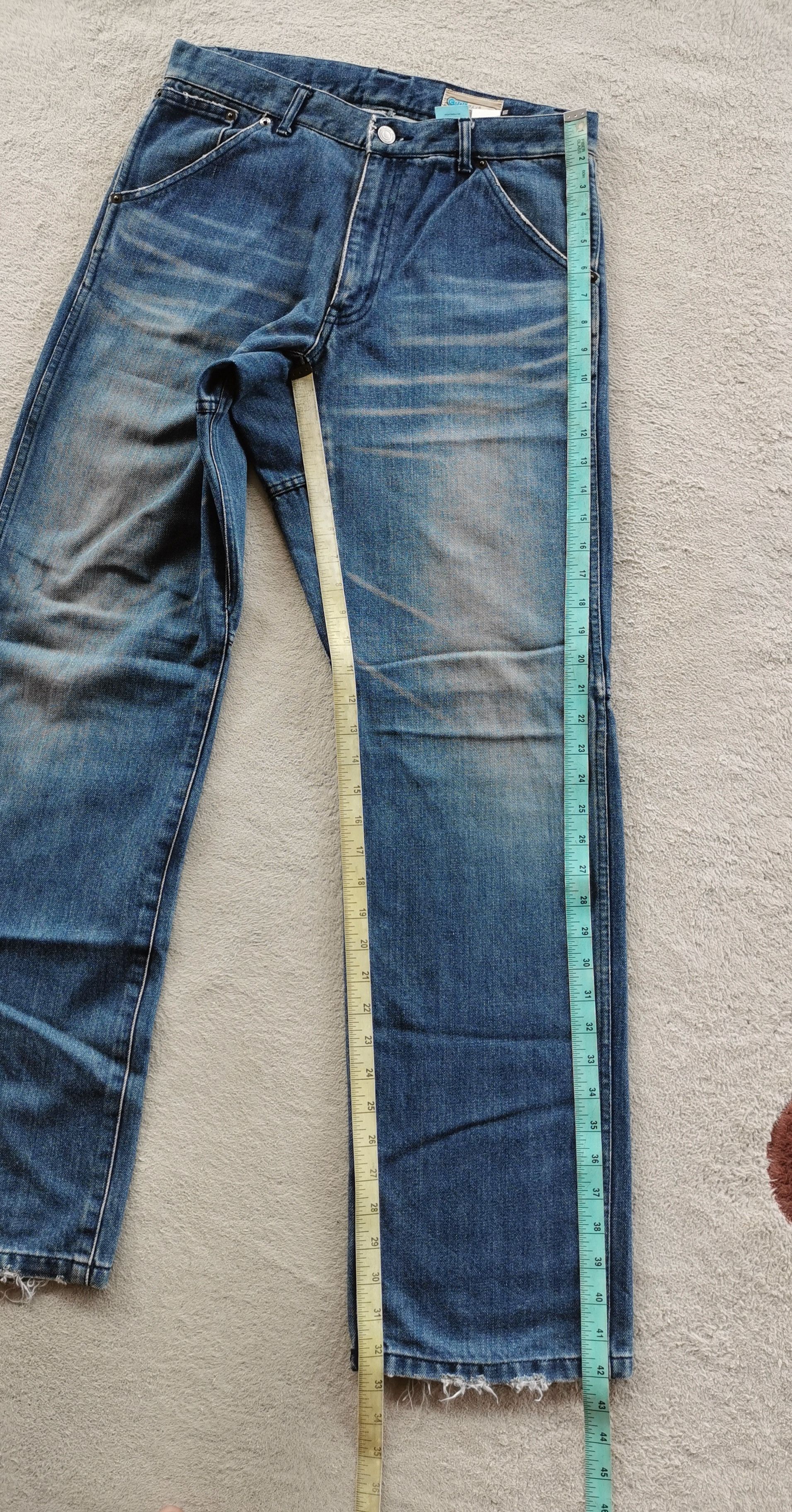 DuPont Hosu Japan Coolmax Faded Jeans Size US 31 - 9 Thumbnail