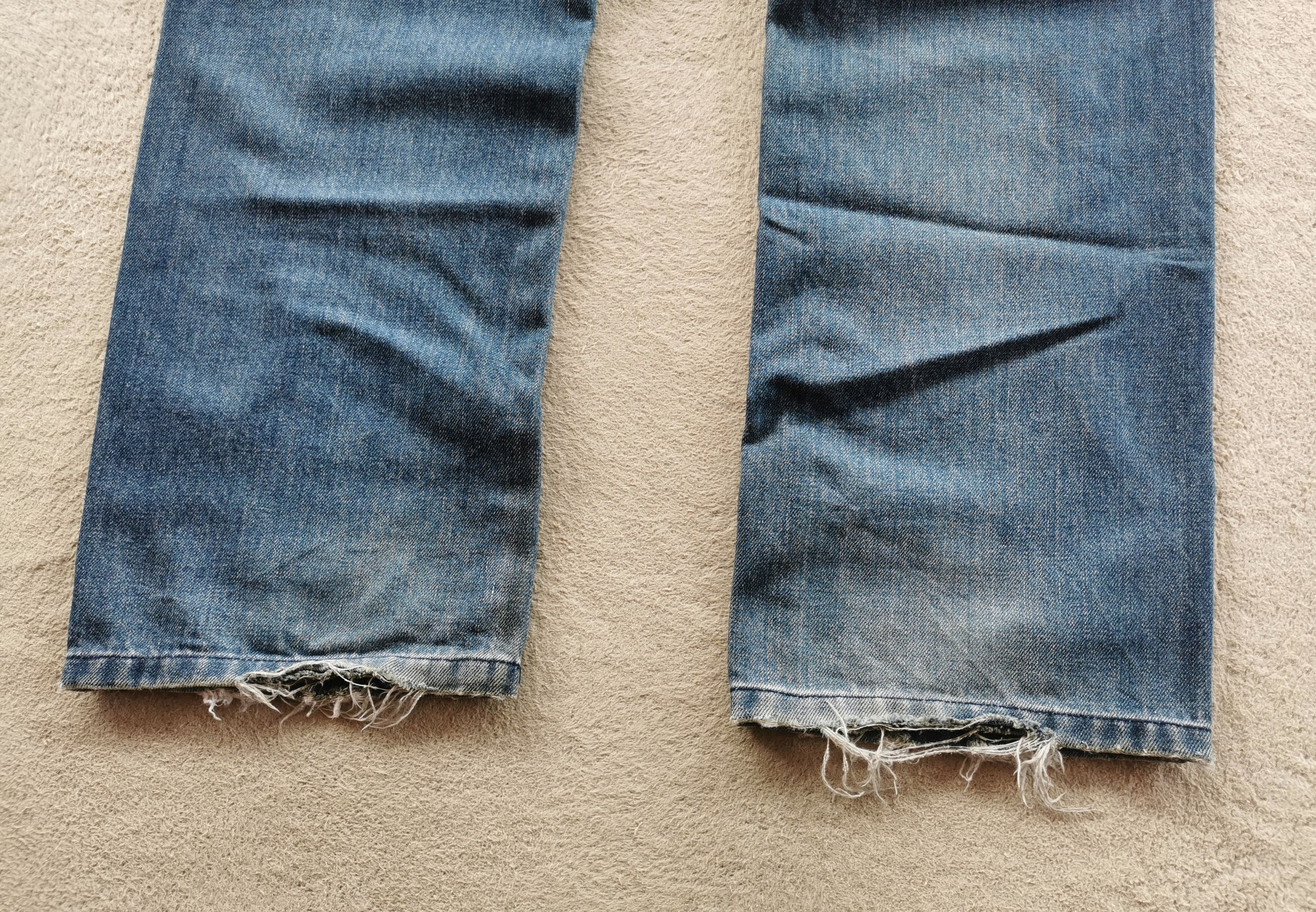 DuPont Hosu Japan Coolmax Faded Jeans Size US 31 - 6 Thumbnail