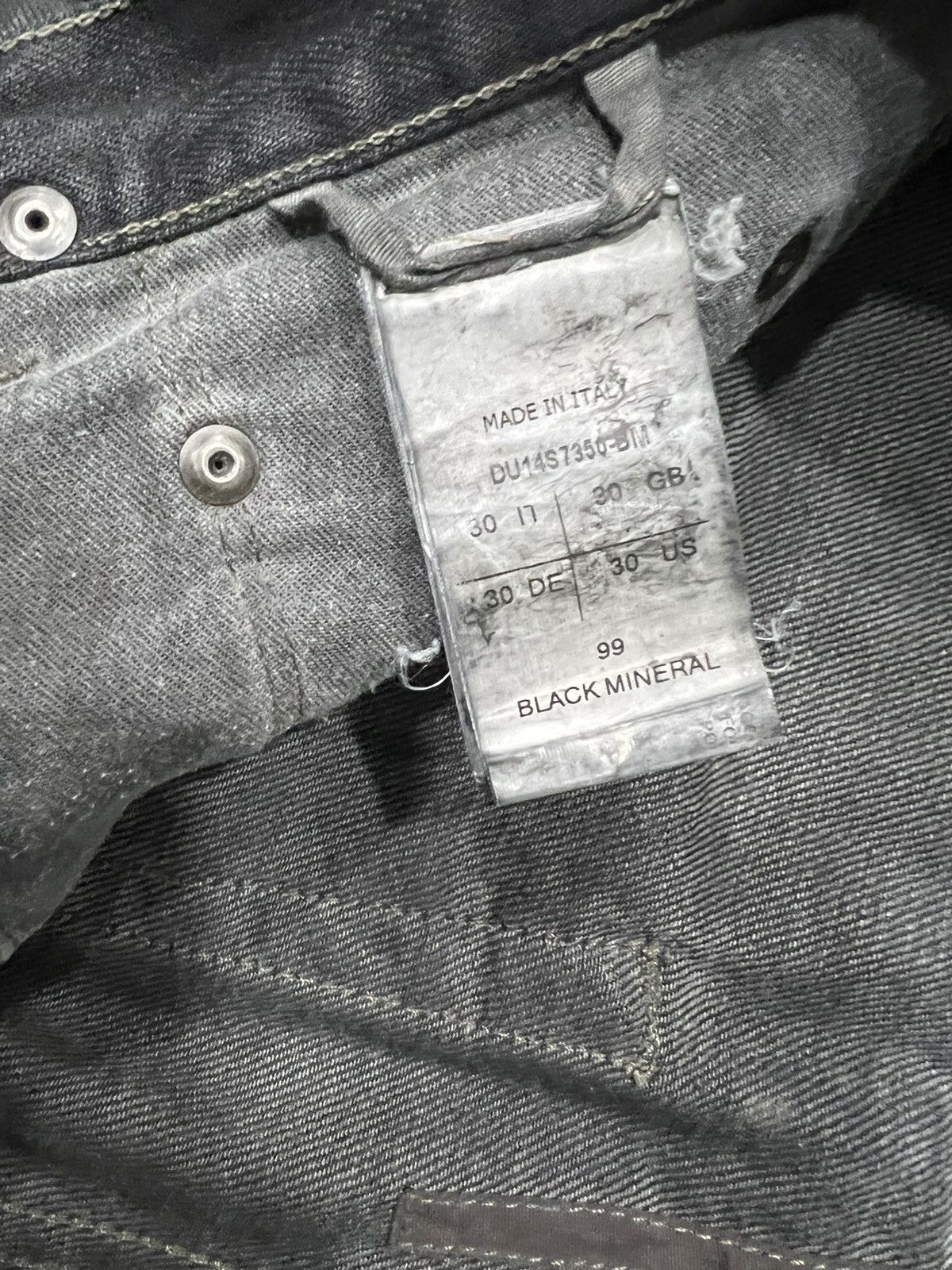 Rick Owens Rick Owens Waxed Detroit Denim Size US 30 / EU 46 - 4 Thumbnail