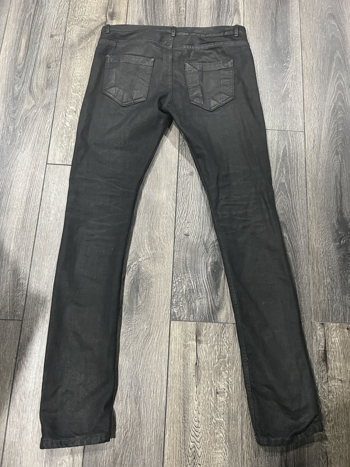 Rick Owens Rick Owens Waxed Detroit Denim Size US 30 / EU 46 - 3 Thumbnail