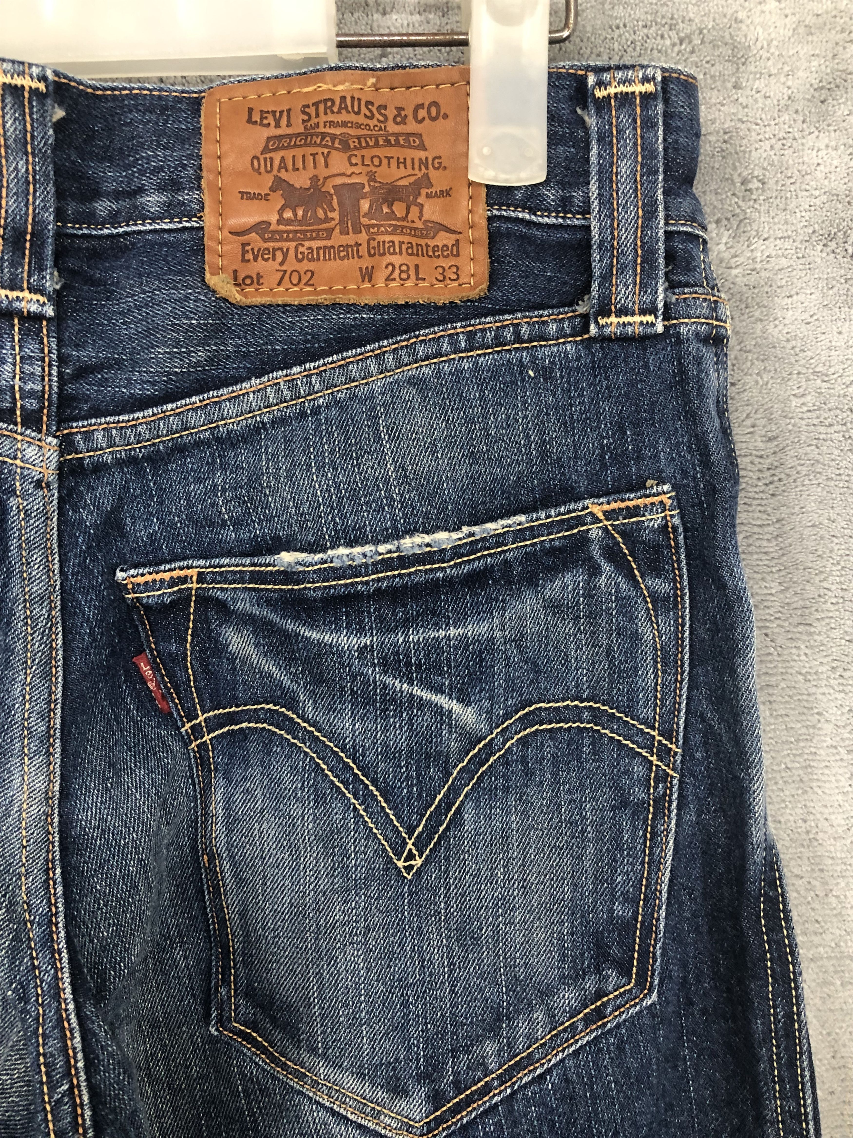 Levi's Levis 702 Distressed Jeans 28x30 - T78 Size US 28 / EU 44 - 7 Thumbnail
