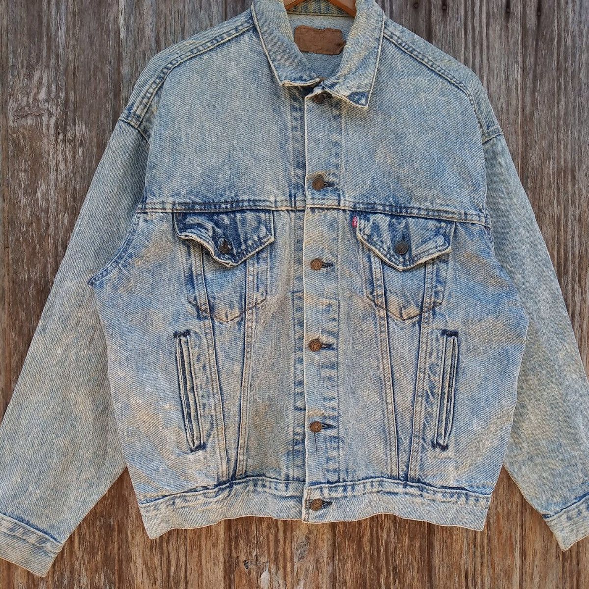 Levi's Levi’s Trucker Jacket Acid Wash 90s Button Down Jacket Size US M / EU 48-50 / 2 - 3 Thumbnail