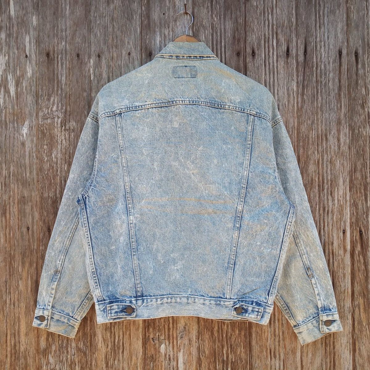 Levi's Levi’s Trucker Jacket Acid Wash 90s Button Down Jacket Size US M / EU 48-50 / 2 - 2 Thumbnail