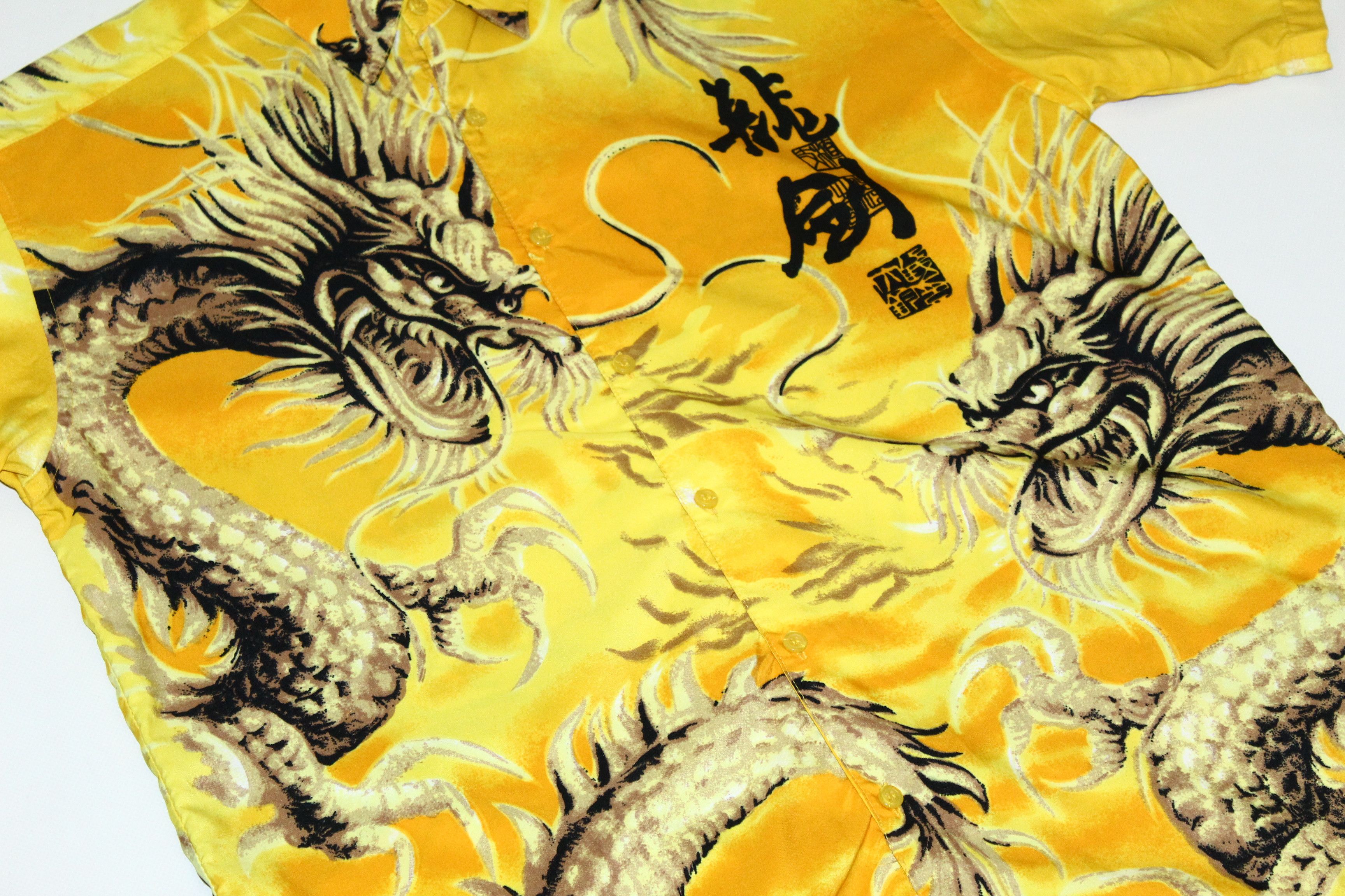 Anime 🔥VTG🔥 90s Dragons Art All Over Print Rare Baggy Shirt Size US L / EU 52-54 / 3 - 3 Thumbnail