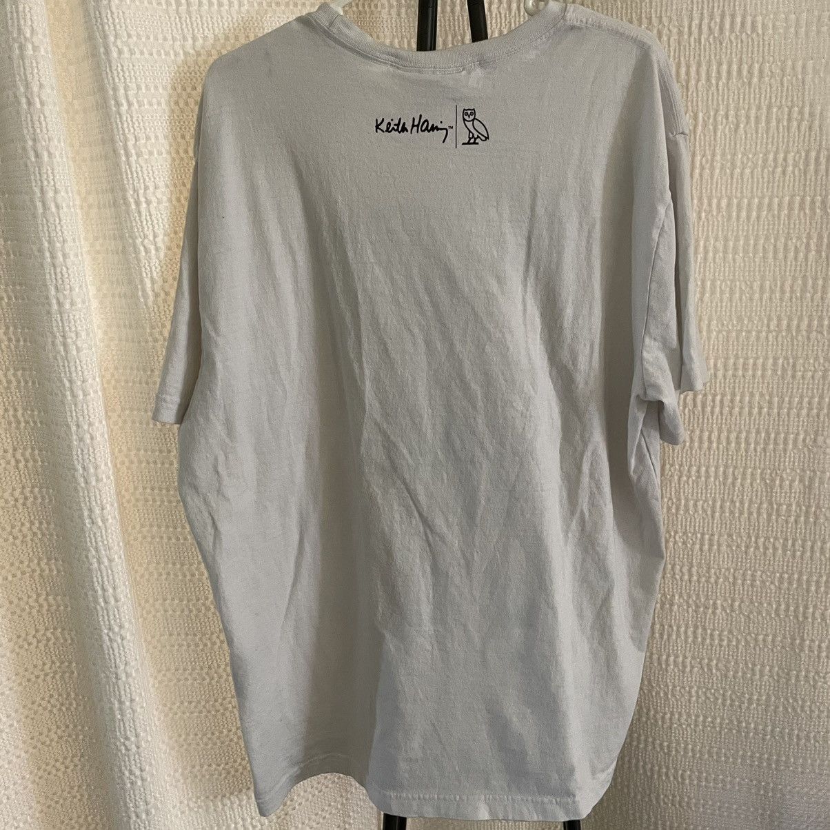 Keith Haring × October's Very Own OVO X KEITH HARING “Night Owl” T Shirt Size US XL / EU 56 / 4 - 2 Thumbnail