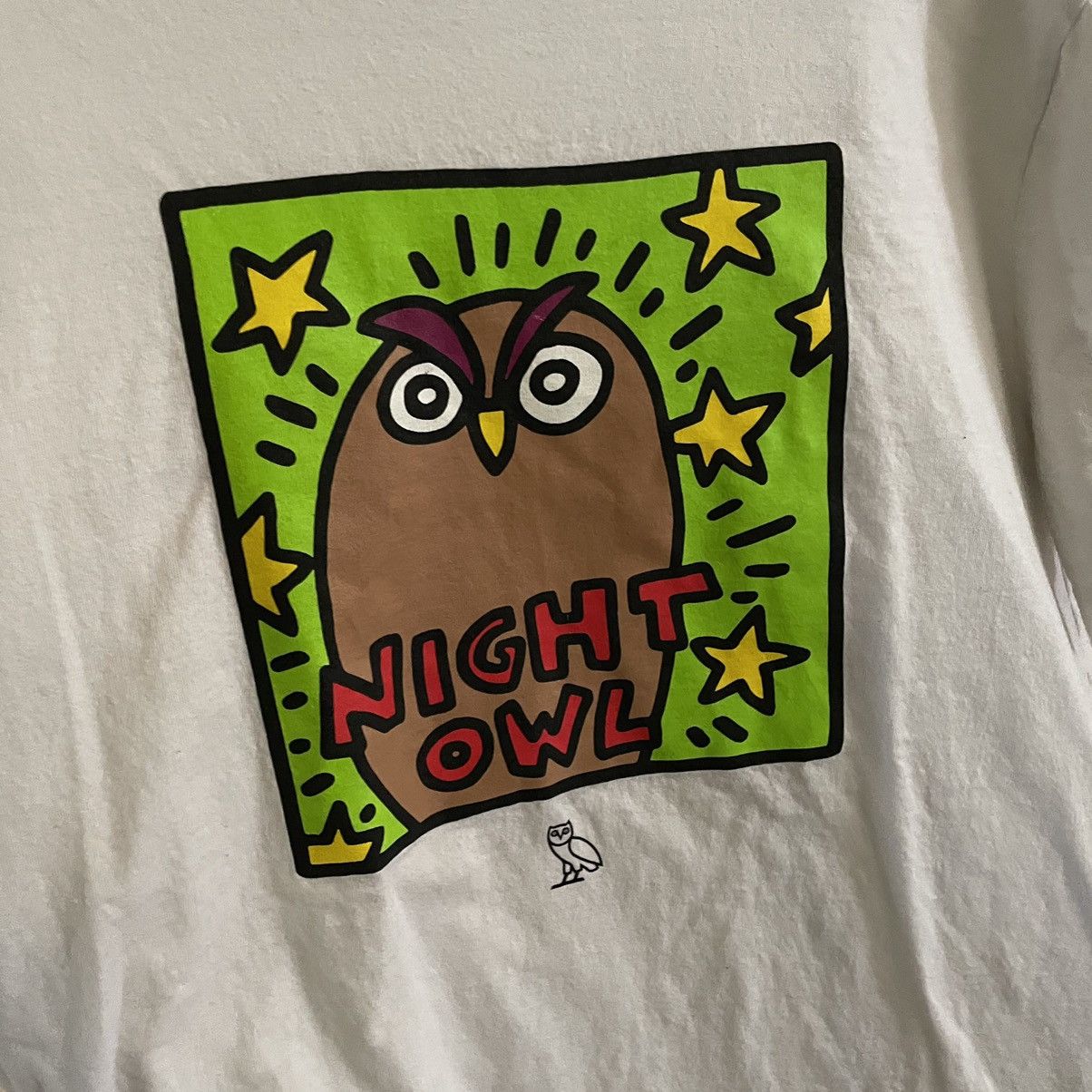 Keith Haring × October's Very Own OVO X KEITH HARING “Night Owl” T Shirt Size US XL / EU 56 / 4 - 3 Thumbnail