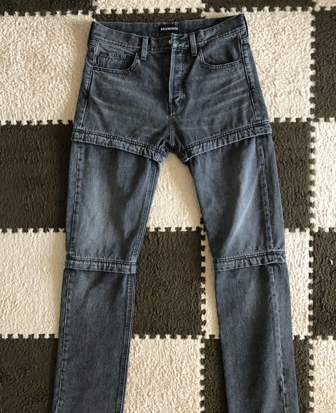 balenciaga zipper pants