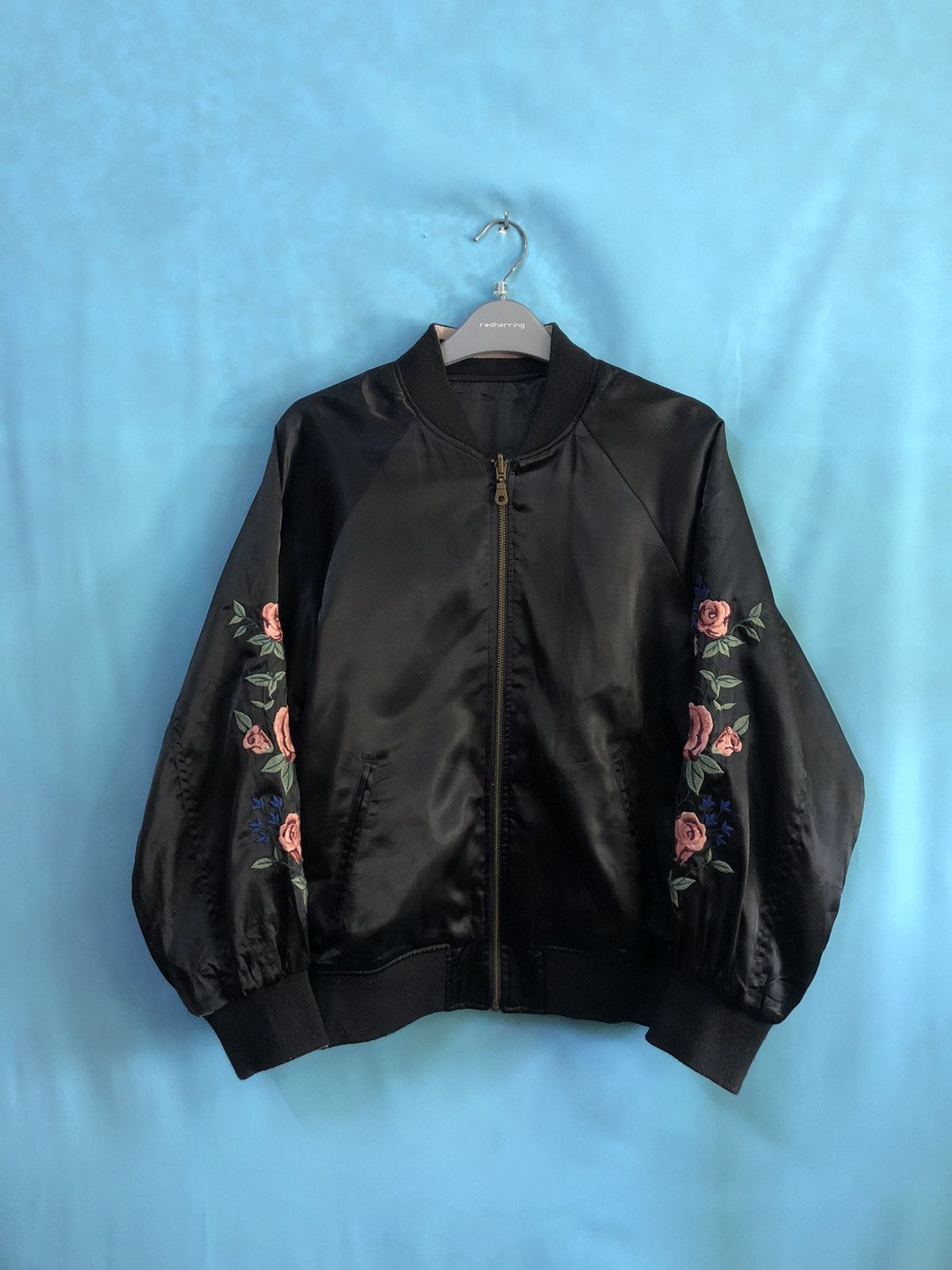 floral reversible embroidered #A4