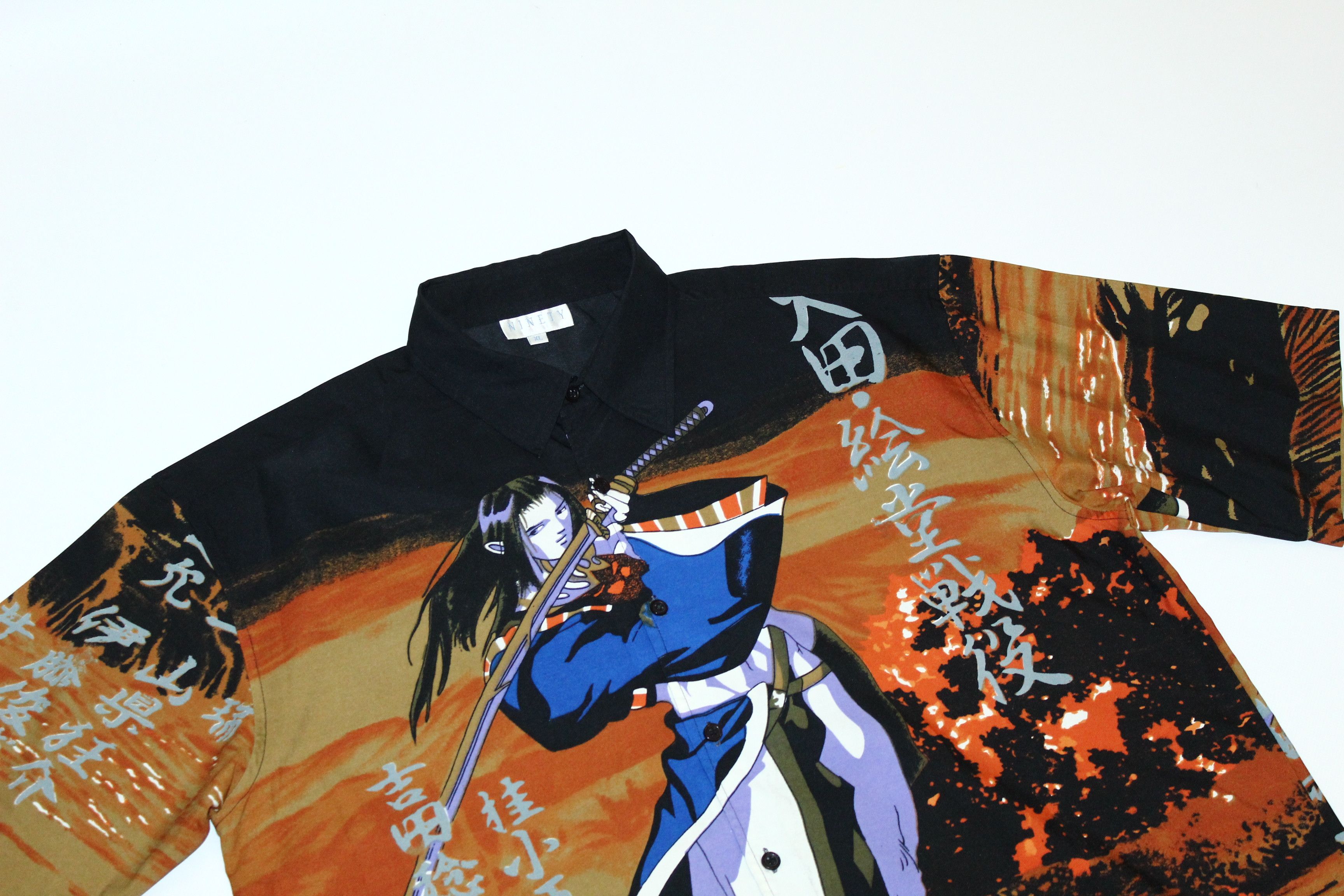 Anime 🔥VTG🔥 90s Anime Art All Over Print Rare Collections Shirt Size US XL / EU 56 / 4 - 2 Thumbnail