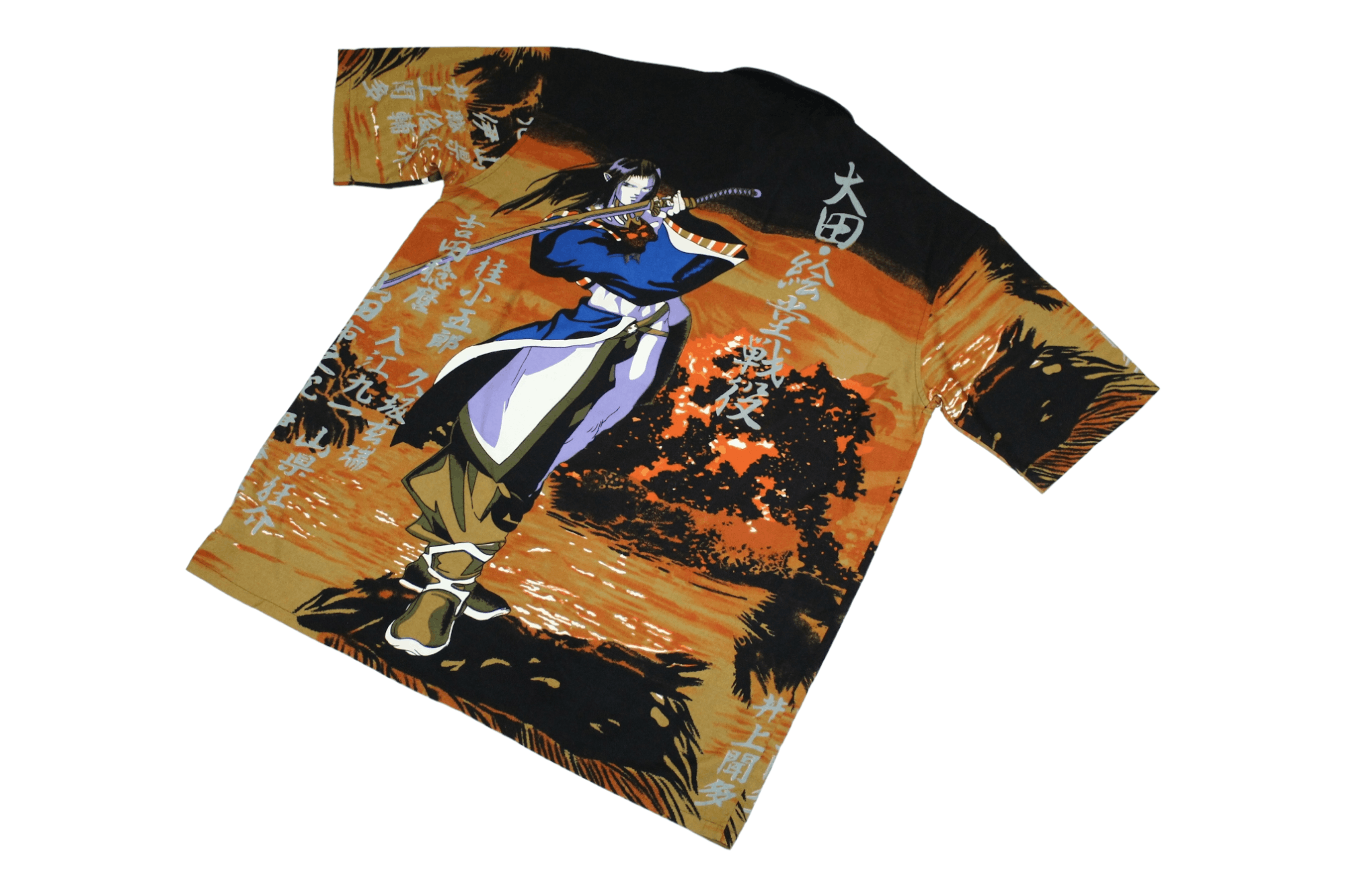 Anime 🔥VTG🔥 90s Anime Art All Over Print Rare Collections Shirt Size US XL / EU 56 / 4 - 8 Thumbnail