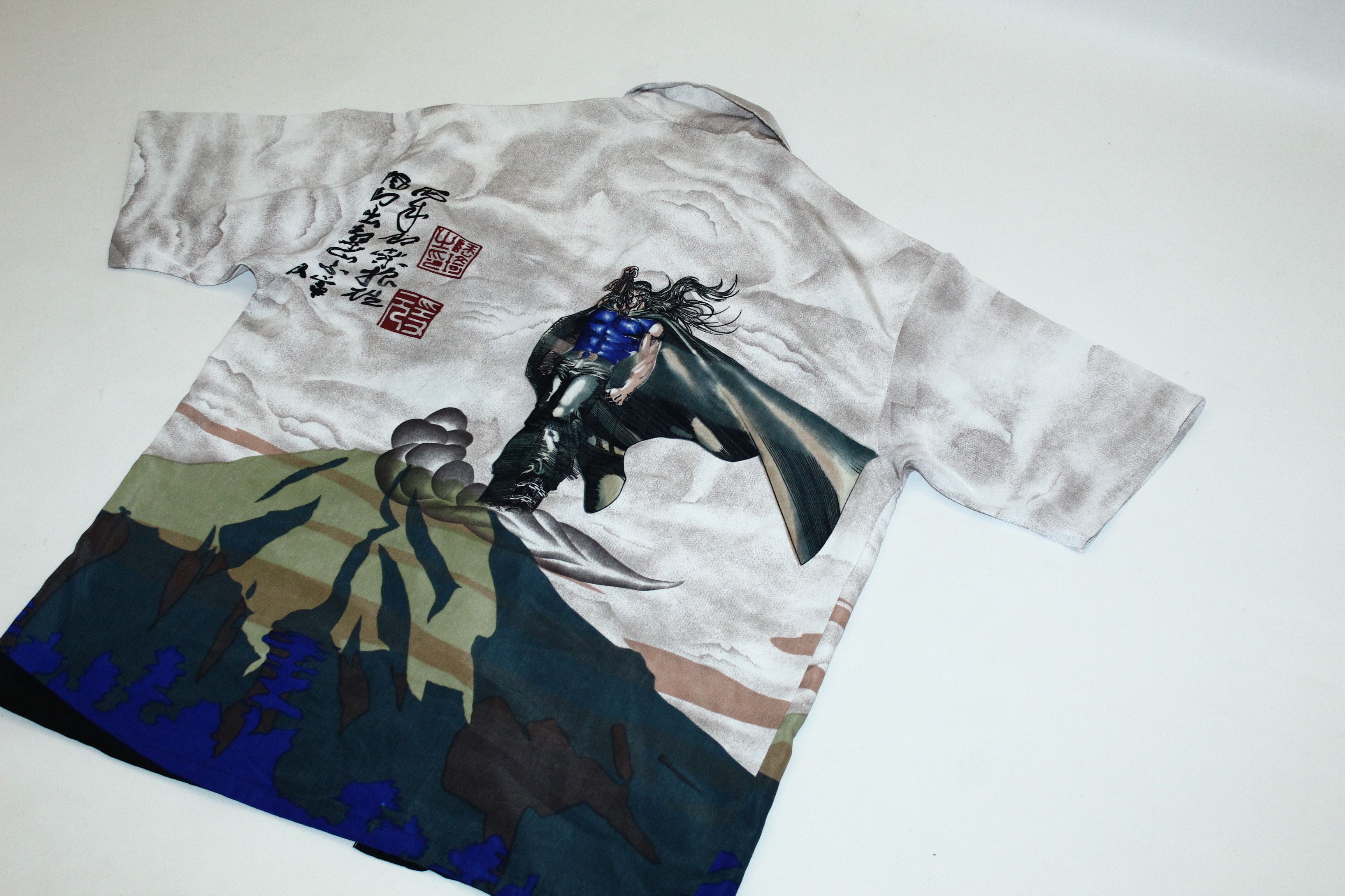 Anime 🔥VTG🔥 90s Anime Art All Over Print Rare Collections Shirt Size US L / EU 52-54 / 3 - 5 Thumbnail