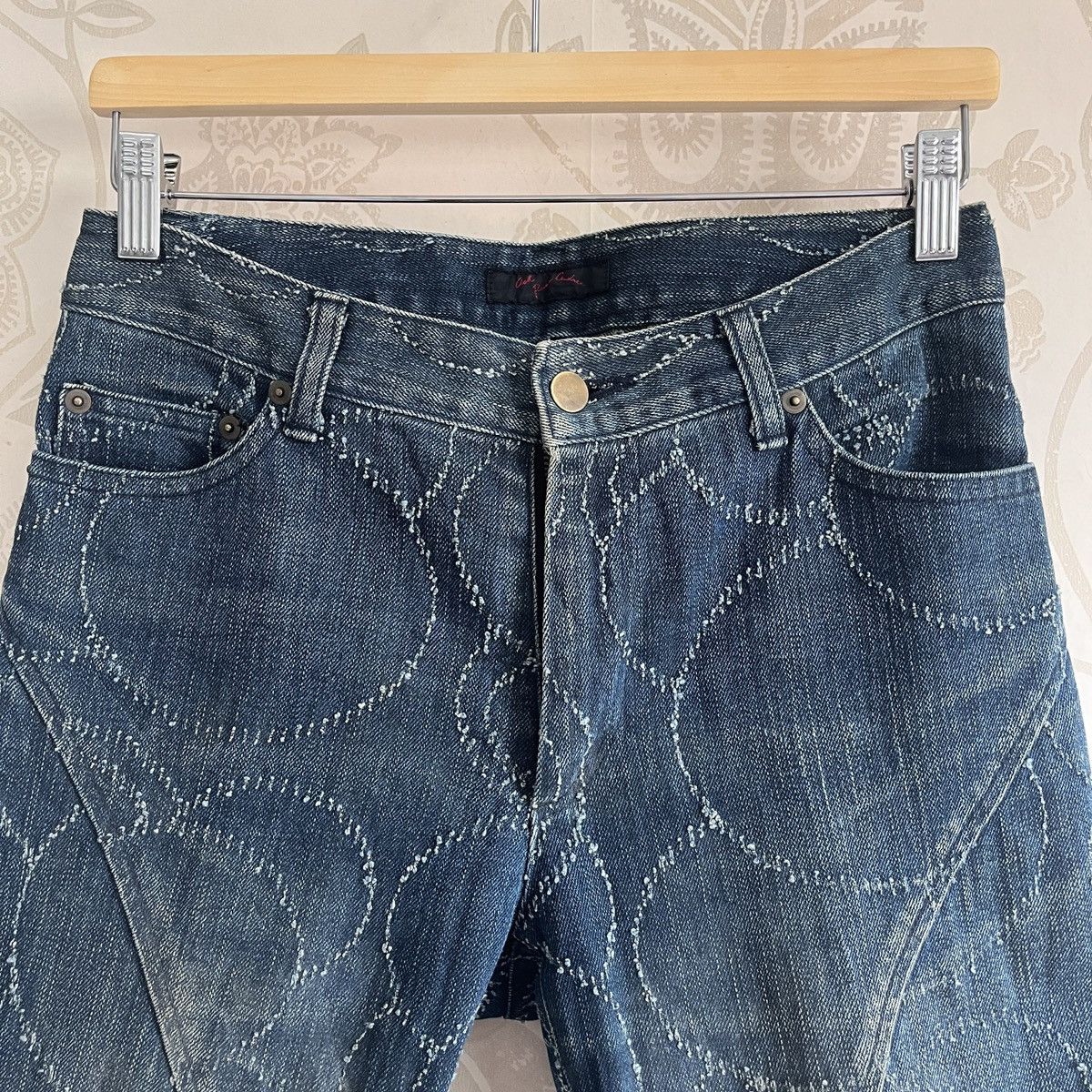Designer × Japanese Brand Sashiko Cendree Pattern Denim Jeans Designer Size US 29 - 19 Thumbnail