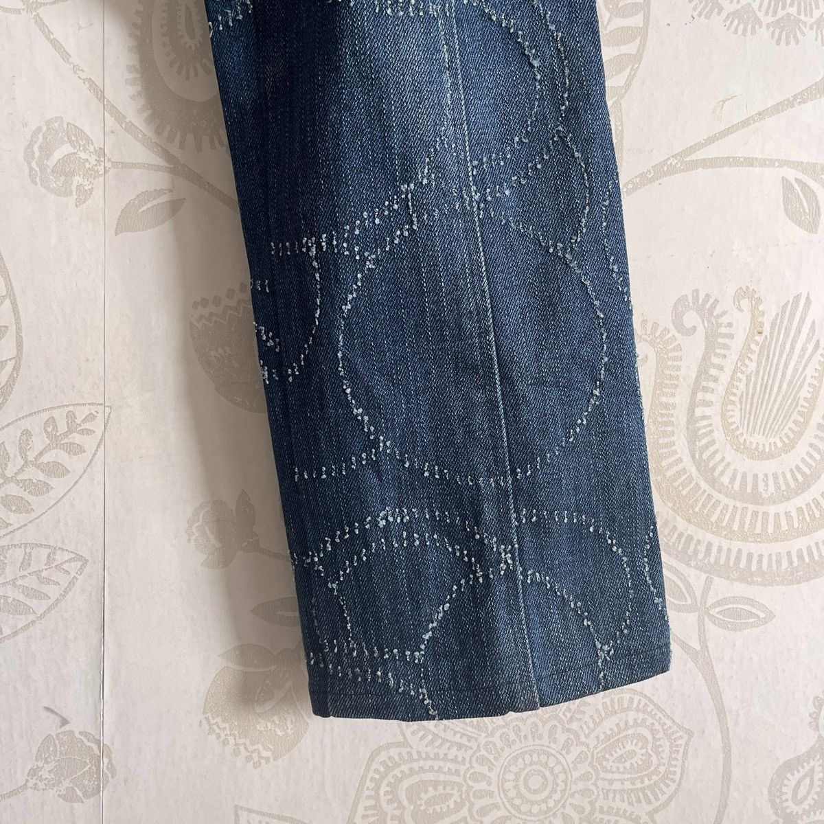 Designer × Japanese Brand Sashiko Cendree Pattern Denim Jeans Designer Size US 29 - 8 Thumbnail