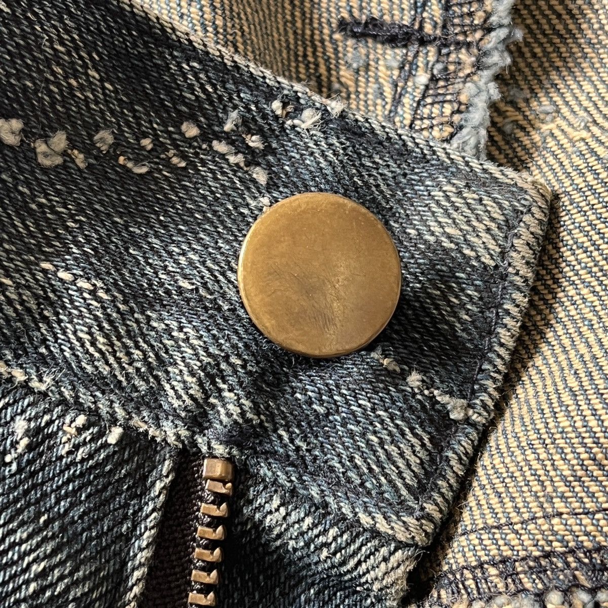 Designer × Japanese Brand Sashiko Cendree Pattern Denim Jeans Designer Size US 29 - 6 Thumbnail