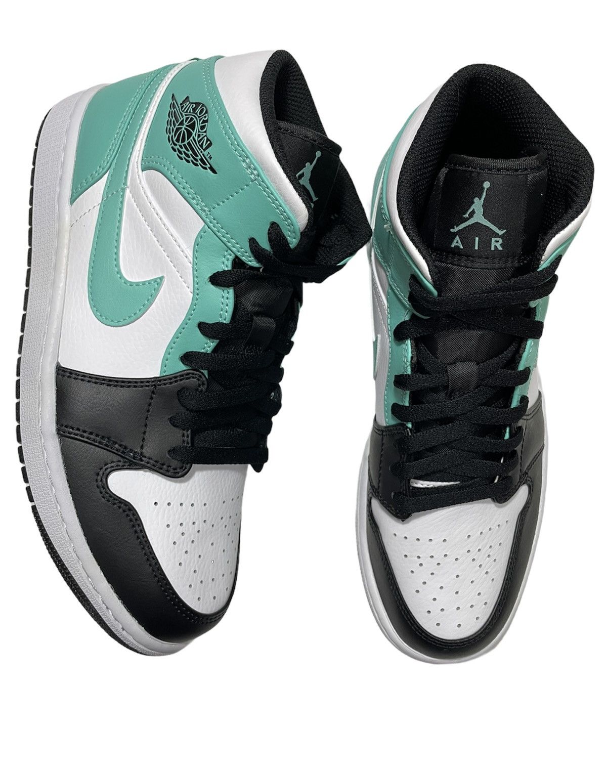 Nike Air jordan 1 Mid igloo nike turqoise tropical twist diamond Size US 9 / EU 42 - 2 Thumbnail