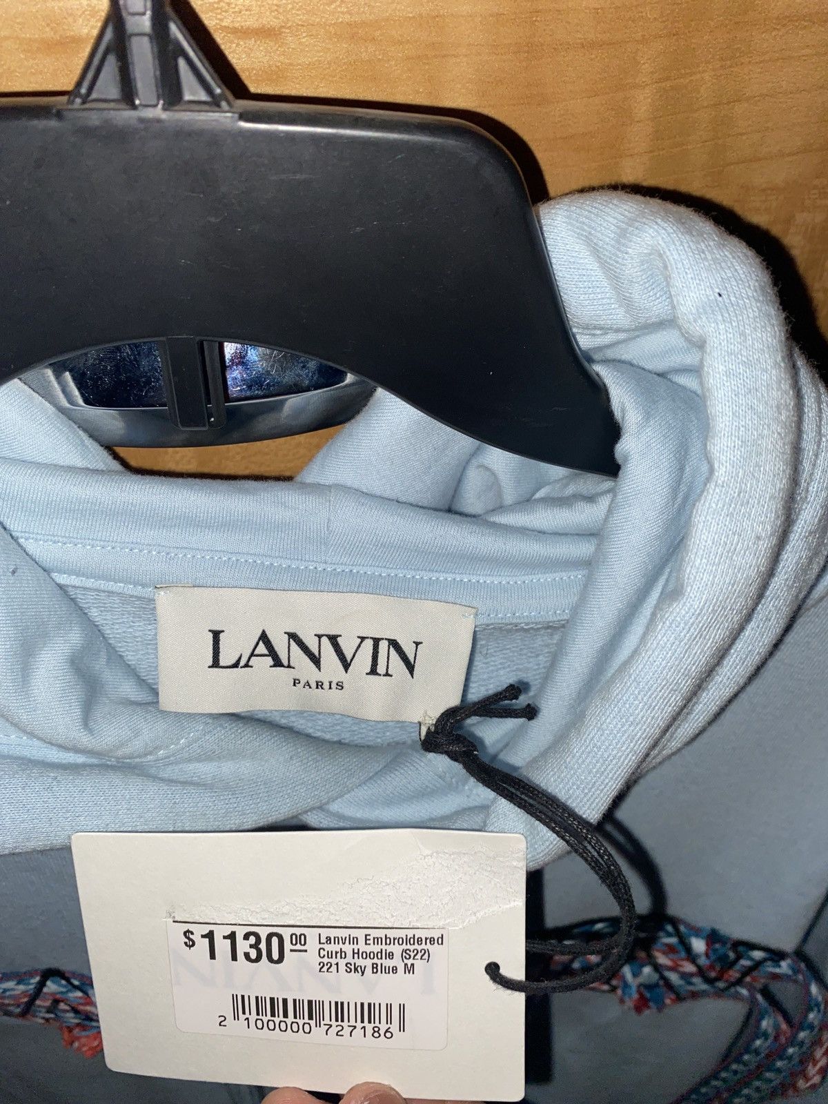 Lanvin Lanvin Hoodie Embroidered With Lace Curb Size US M / EU 48-50 / 2 - 5 Thumbnail
