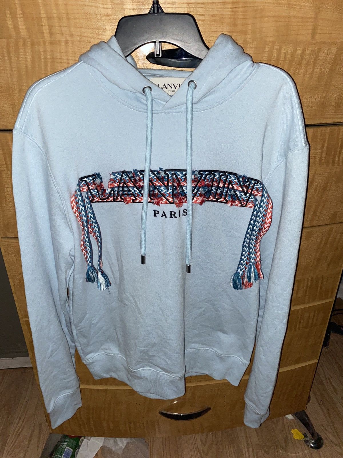 Lanvin Lanvin Hoodie Embroidered With Lace Curb Size US M / EU 48-50 / 2 - 2 Thumbnail