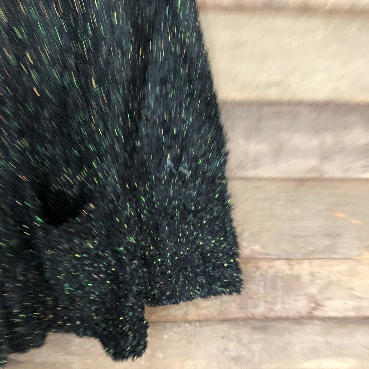 Homespun Knitwear × Japanese Brand Deuxce Deux Black Mohair Shag Shaggy Knitwear #0522 Size M / US 6-8 / IT 42-44 - 4 Thumbnail