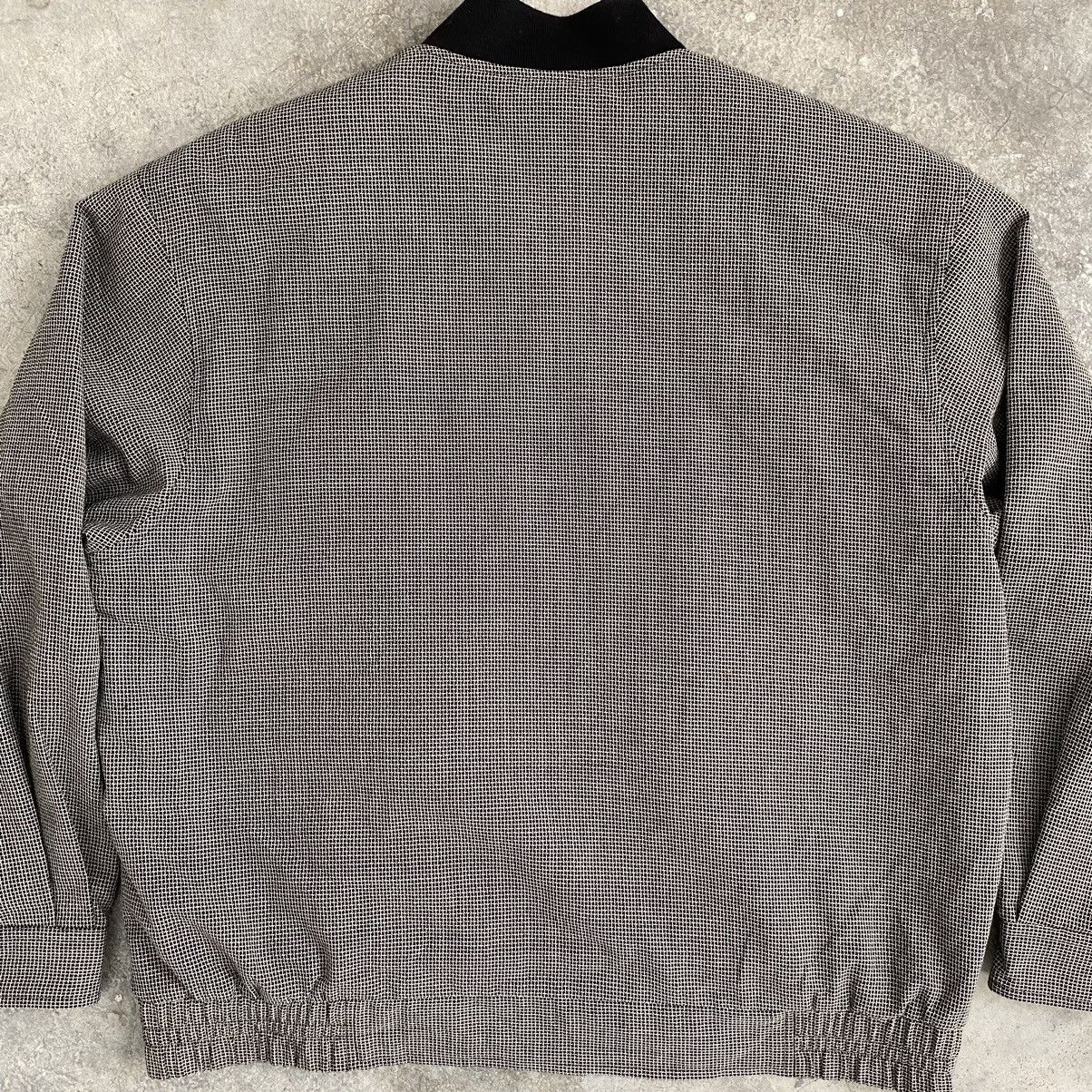 Vintage Yves Saint Laurent Checker Zipper Jacket