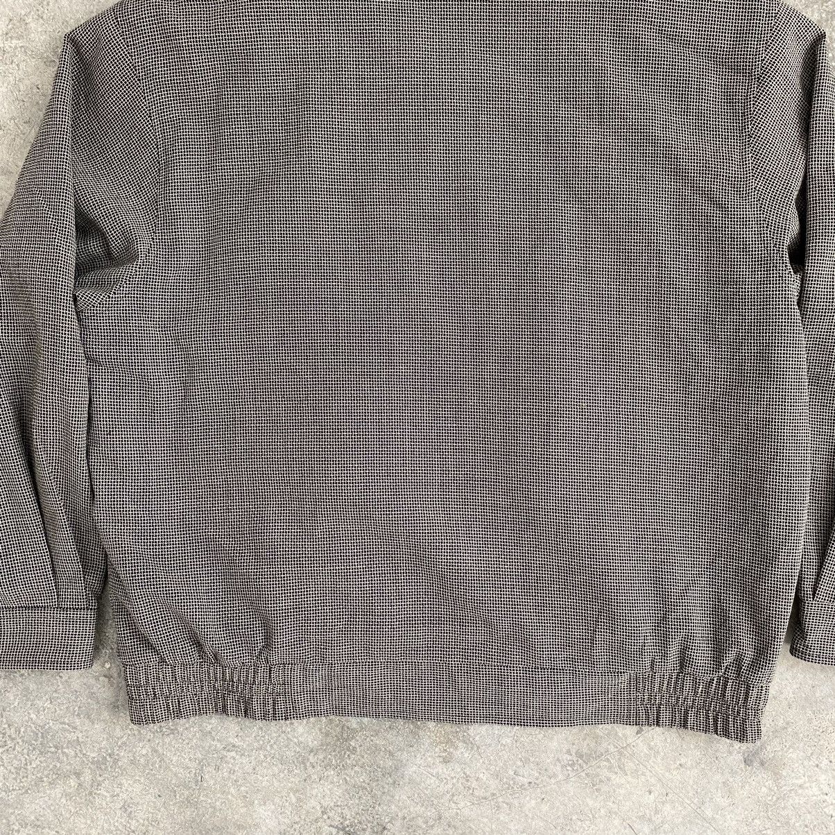 Vintage Yves Saint Laurent Checker Zipper Jacket