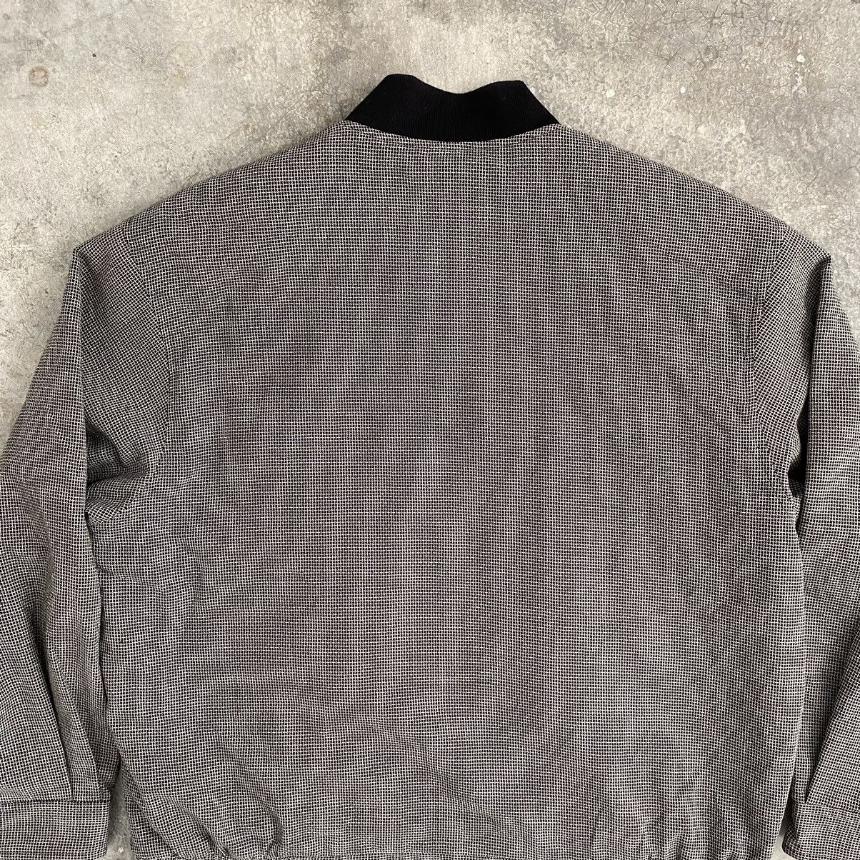 Vintage Yves Saint Laurent Checker Zipper Jacket