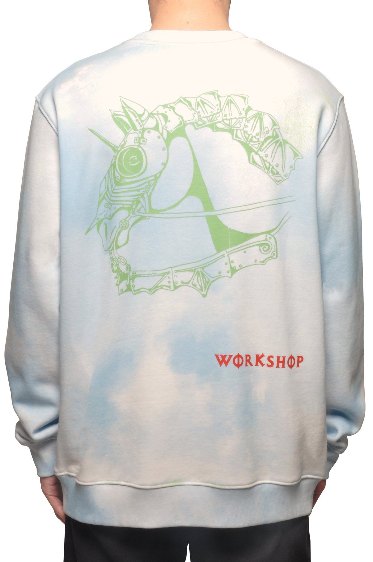 Ni14 - Cosmic Workshop 'Bard' Sweatshirt Powder Blue