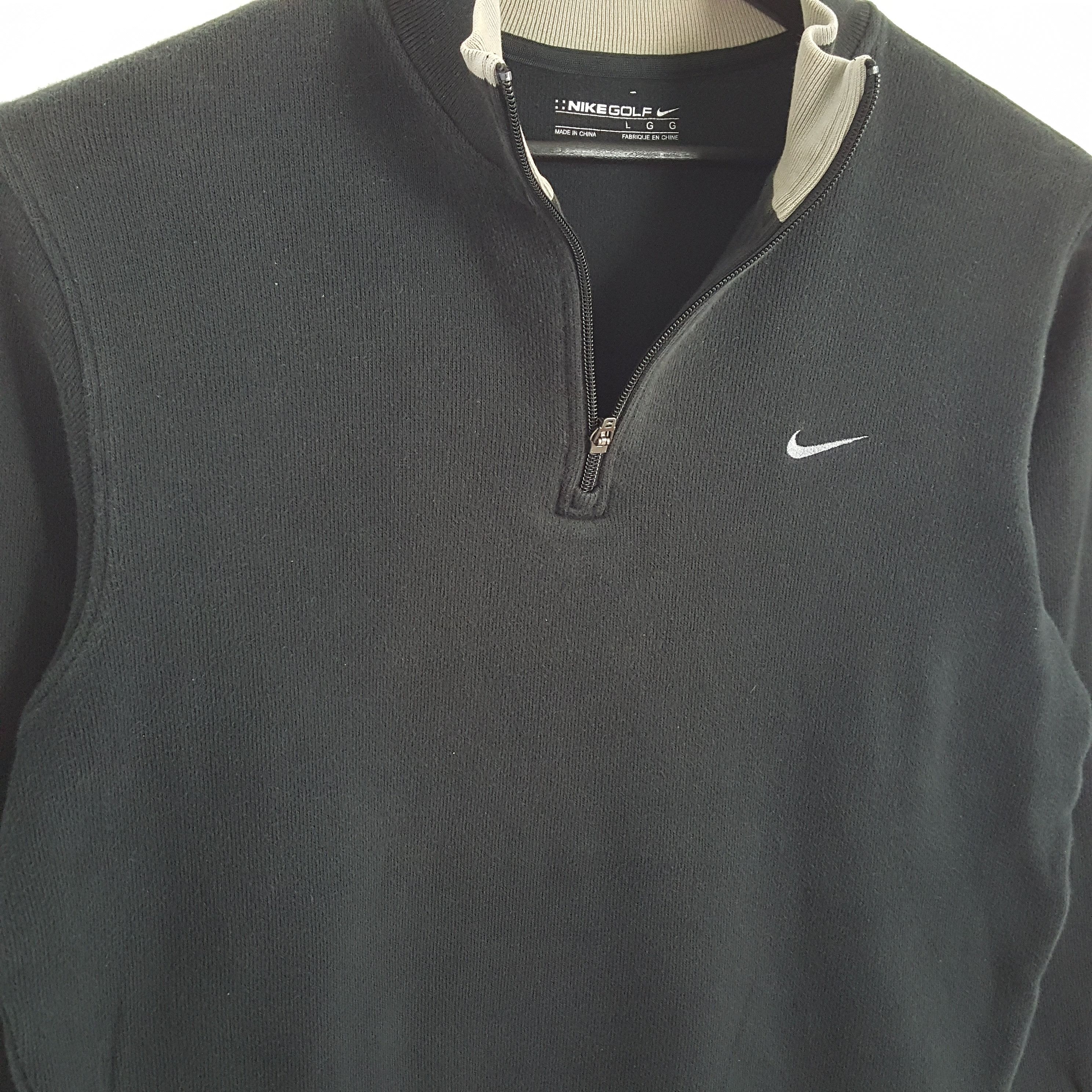 Nike × Vintage NIKE GOLF Small Swoosh Half Zipper Sweatshirt Size US M / EU 48-50 / 2 - 2 Thumbnail