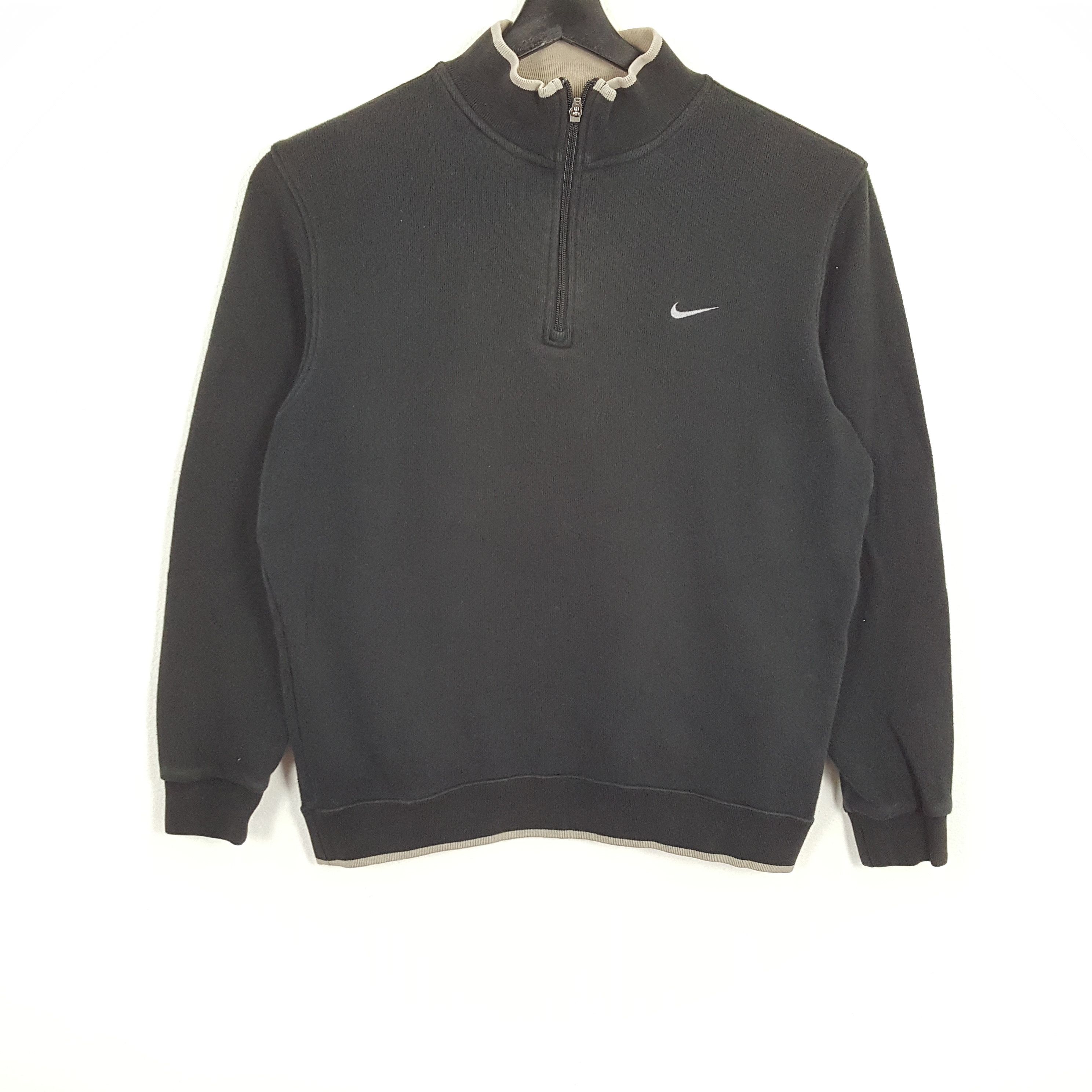 Nike × Vintage NIKE GOLF Small Swoosh Half Zipper Sweatshirt Size US M / EU 48-50 / 2 - 1 Thumbnail
