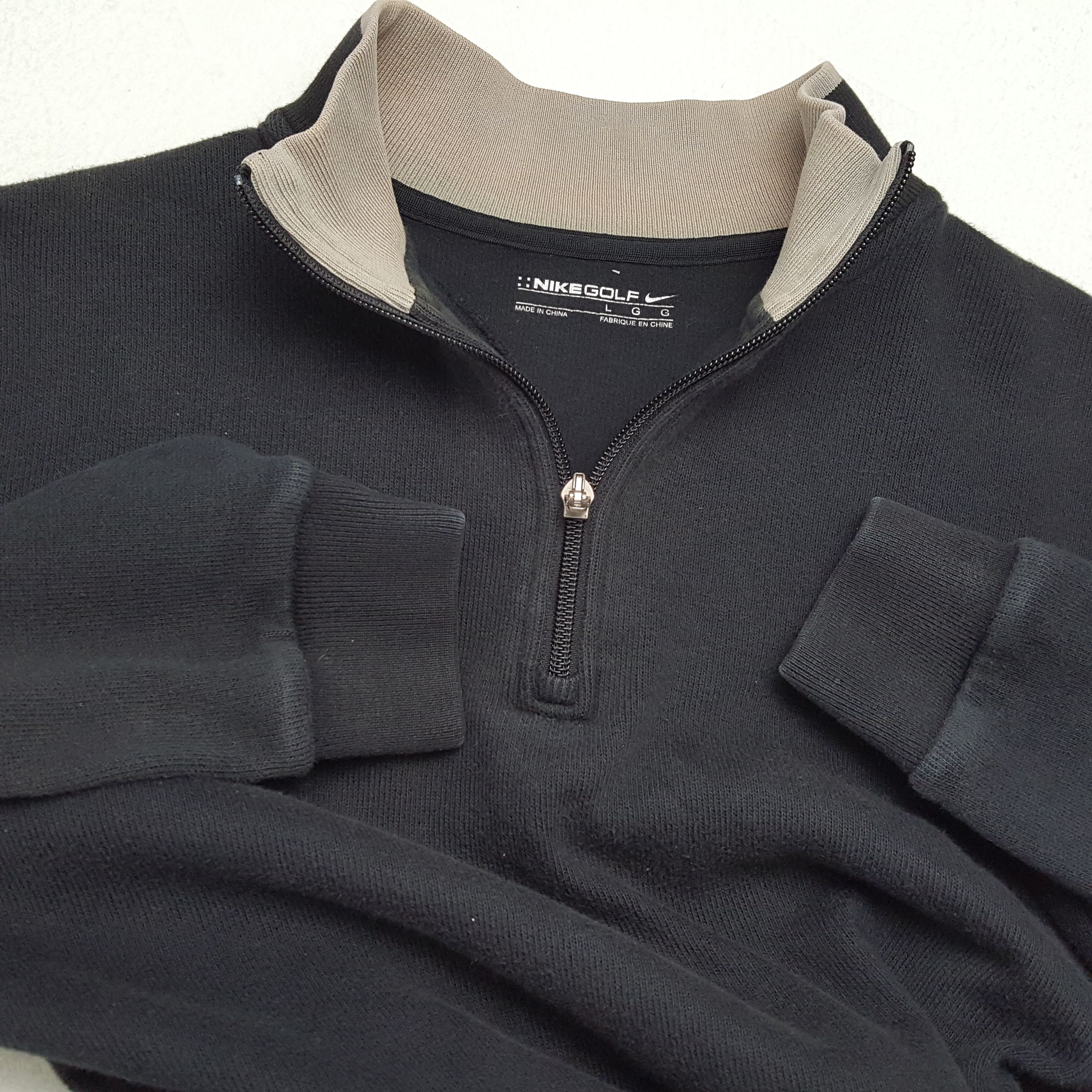 Nike × Vintage NIKE GOLF Small Swoosh Half Zipper Sweatshirt Size US M / EU 48-50 / 2 - 7 Thumbnail