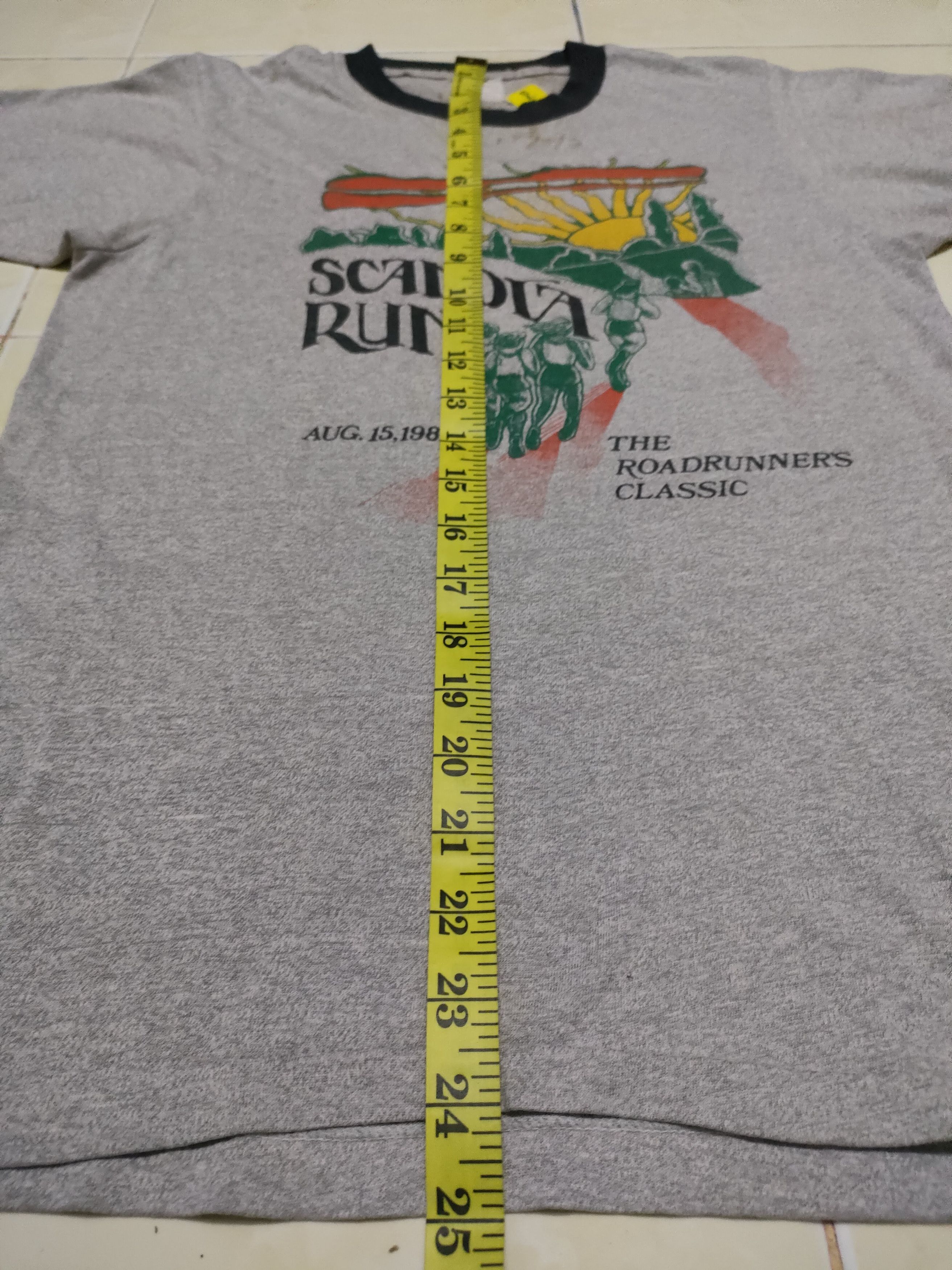 Nike × Vintage Vintage 80's Nike Scandia Run Tee Sport Size US S / EU 44-46 / 1 - 7 Thumbnail
