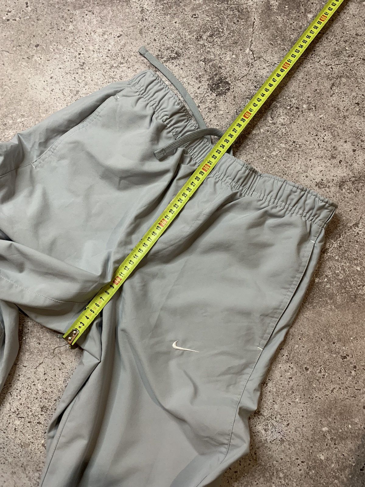 Nike × Vintage Vintage Nike Y2K Track Pants Drill Jogger Mini Swoosh Size US 30 / EU 46 - 14 Thumbnail