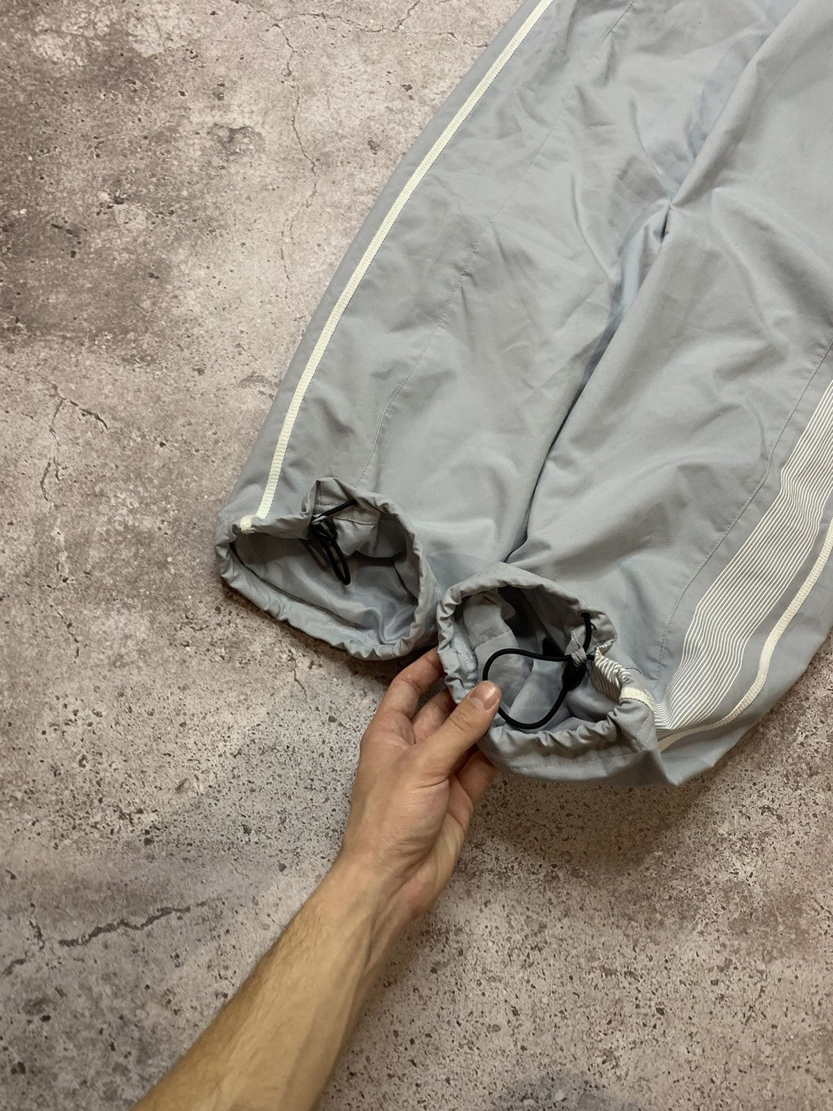 Nike × Vintage Vintage Nike Y2K Track Pants Drill Jogger Mini Swoosh Size US 30 / EU 46 - 7 Thumbnail